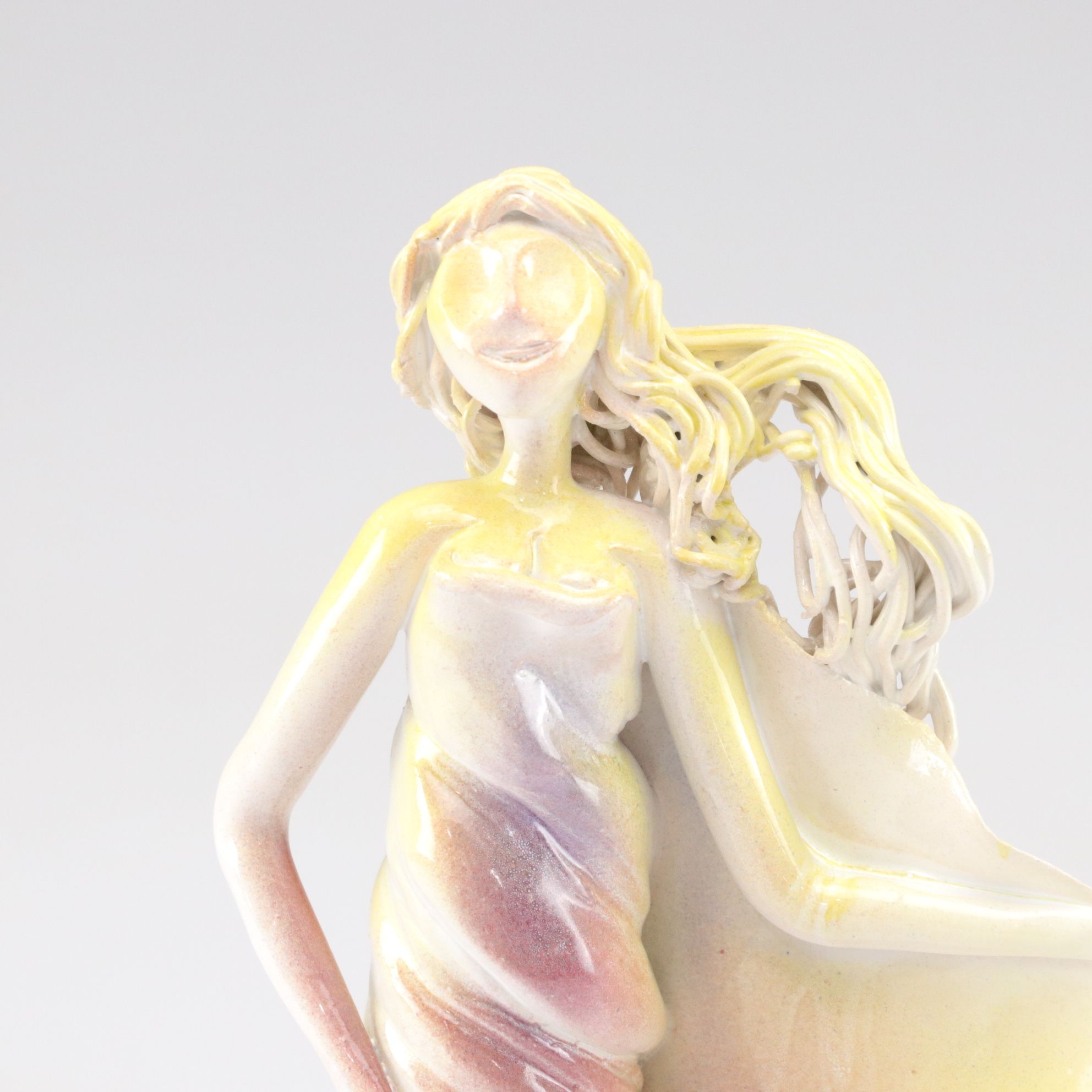 Heather Goldmine Giraffe Figurine for Blue Sky Clayworks and Hand-Crafted Figure