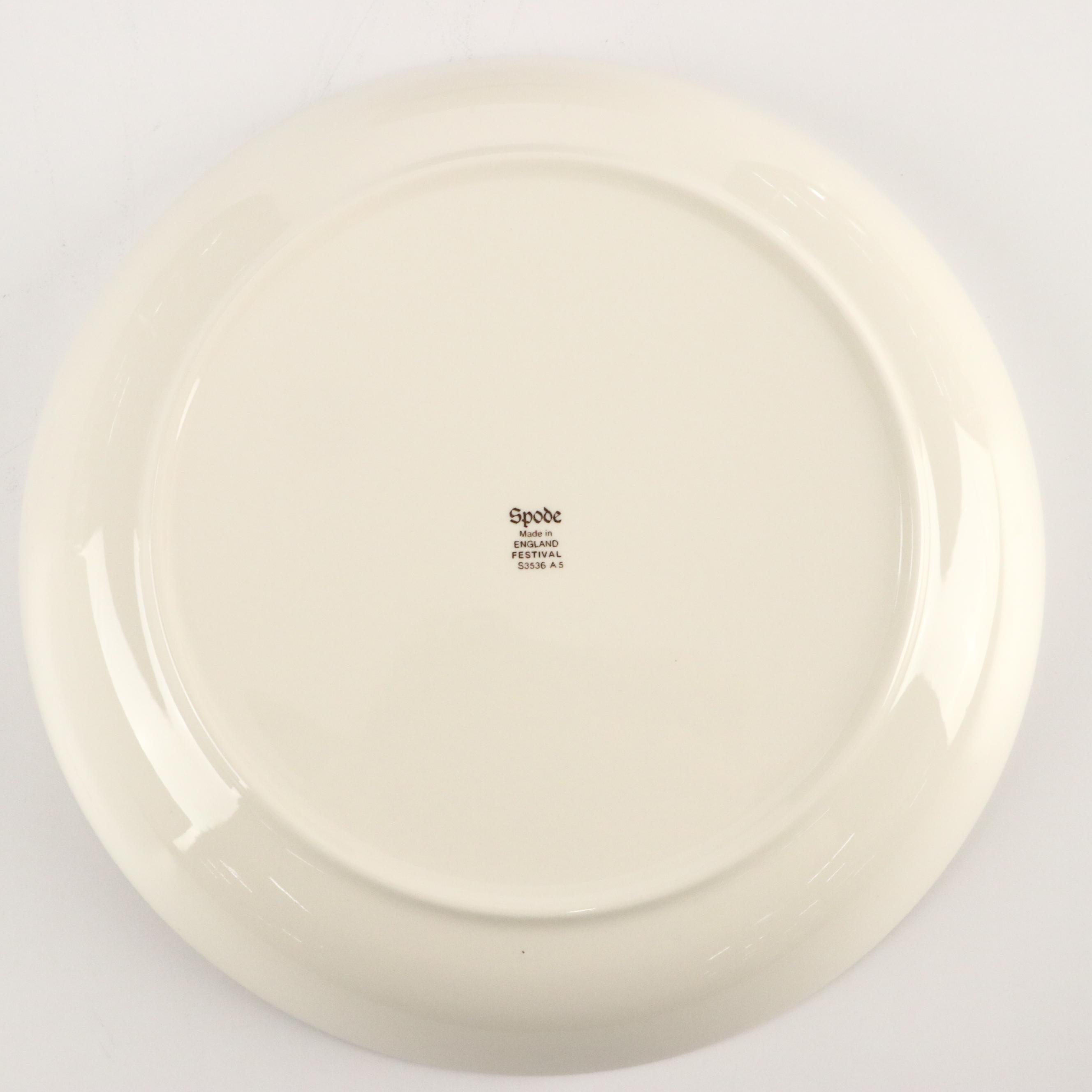 Spode "Festival Brown" Brown Transferware Bowls and Plates, 2001–2008