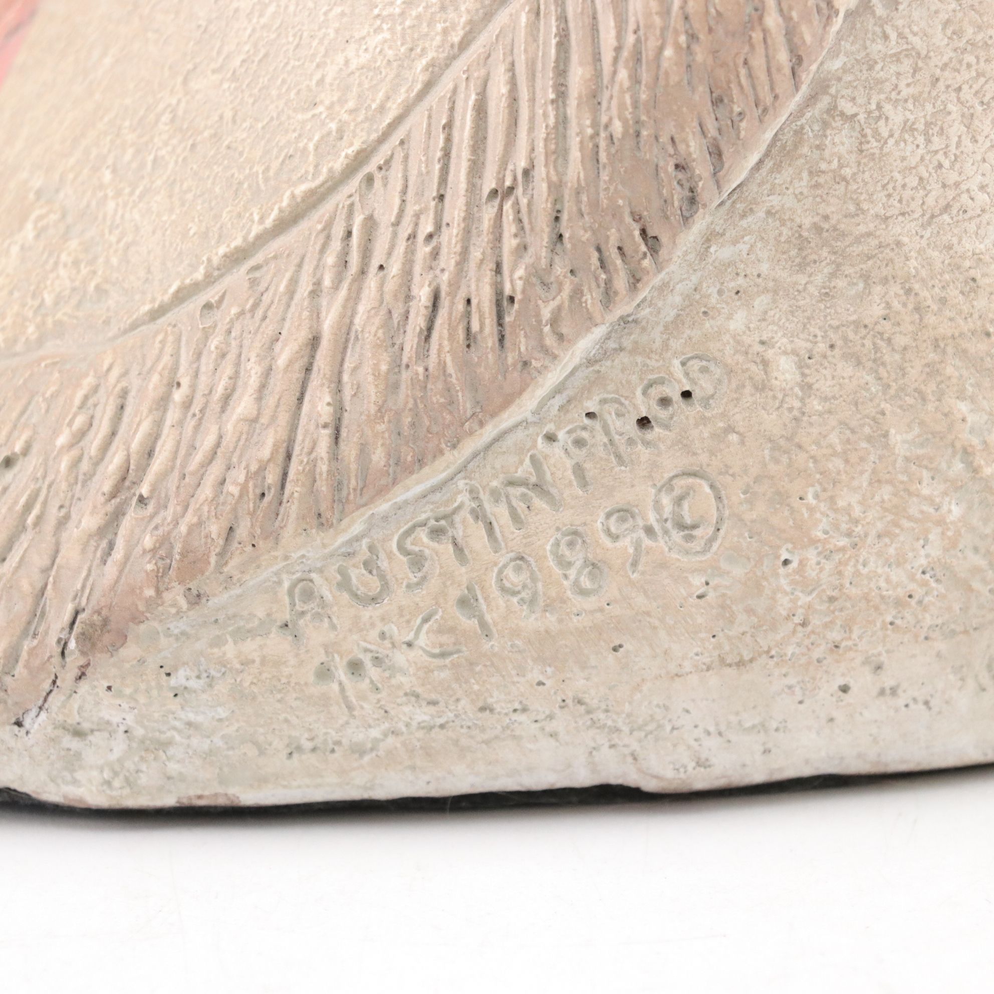 Austin Production Acoma Series "The Gatherer" Plaster Sculpture, 1989