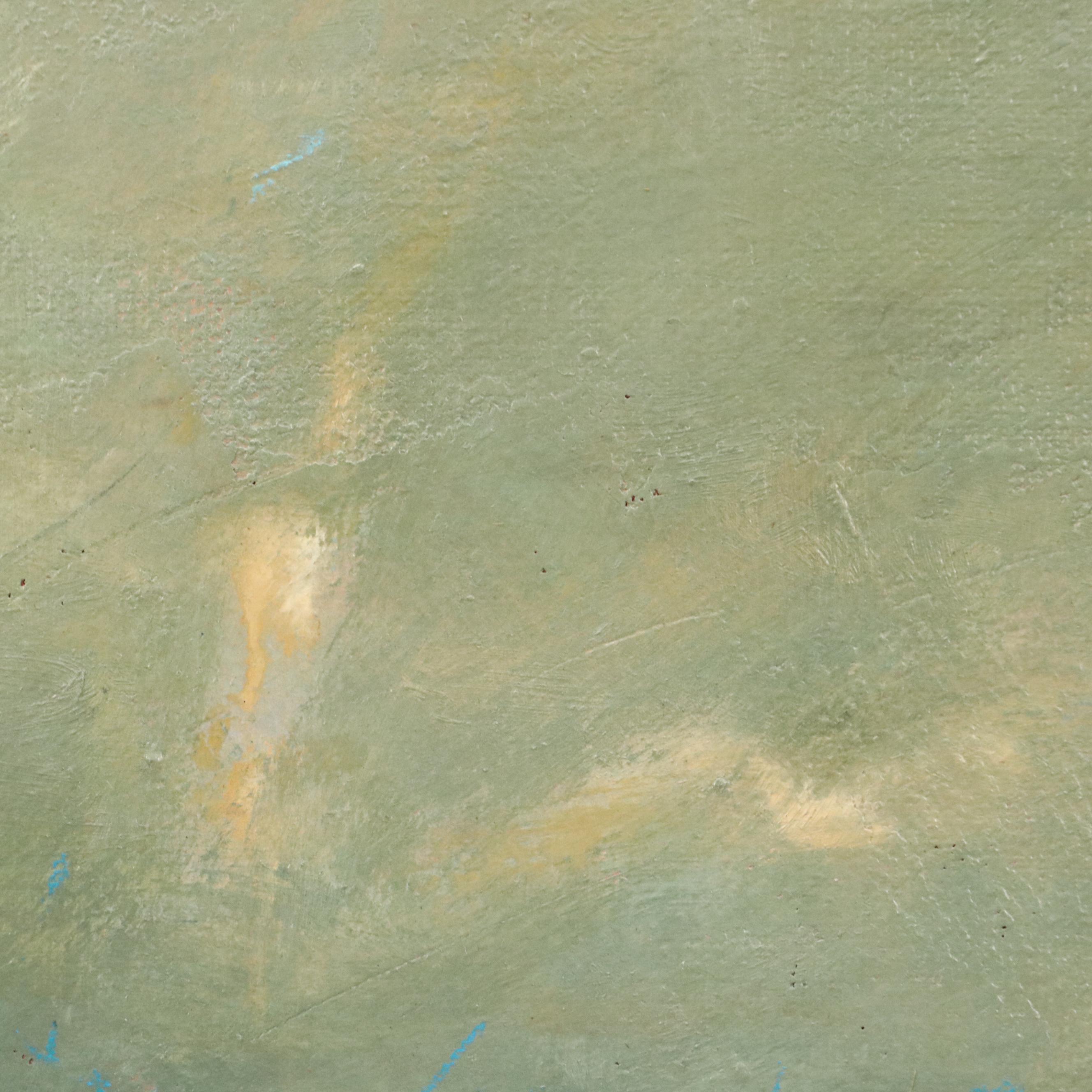 Robert Knipschild Abstract Landscape Oil Painting, Late 20th Century