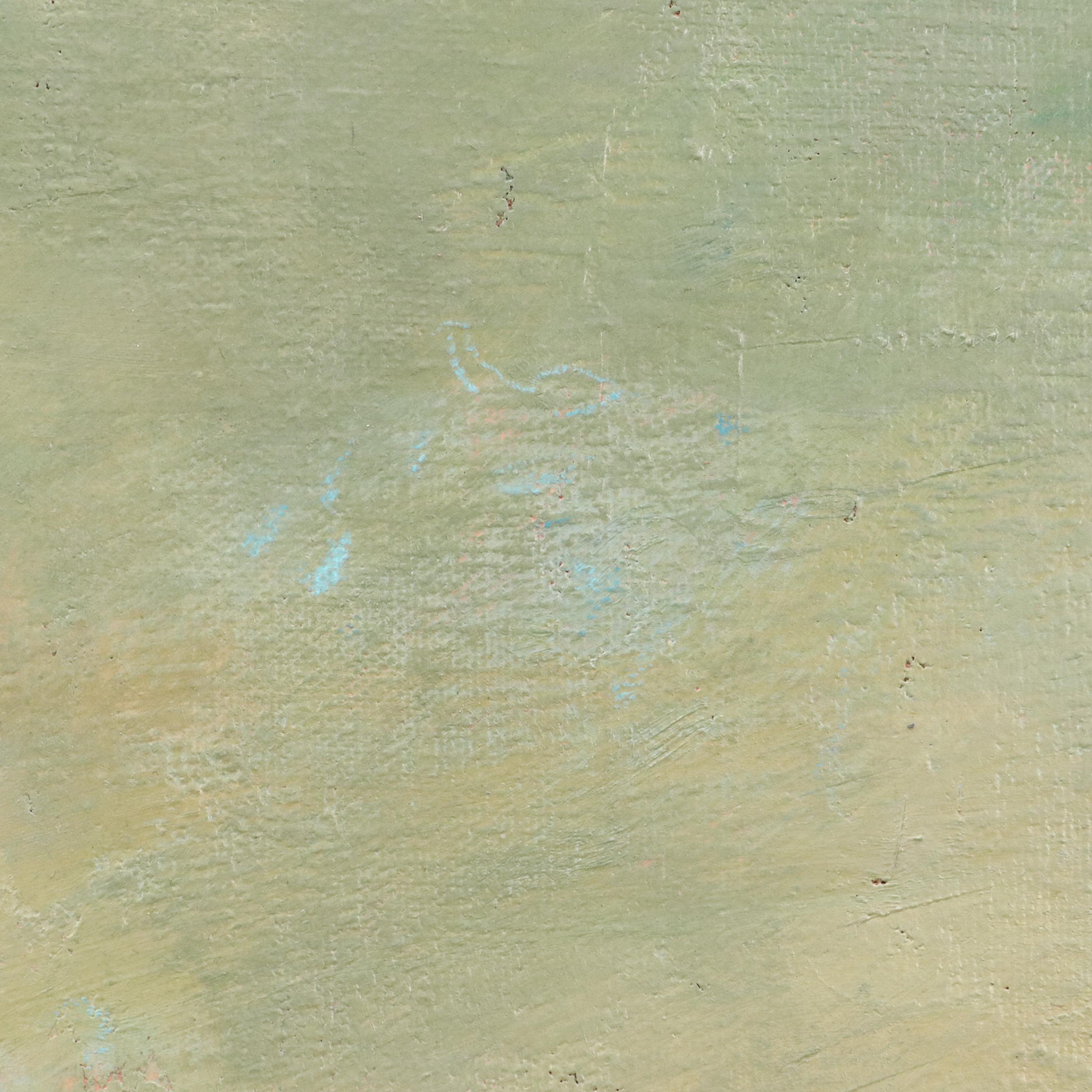 Robert Knipschild Abstract Landscape Oil Painting, Late 20th Century