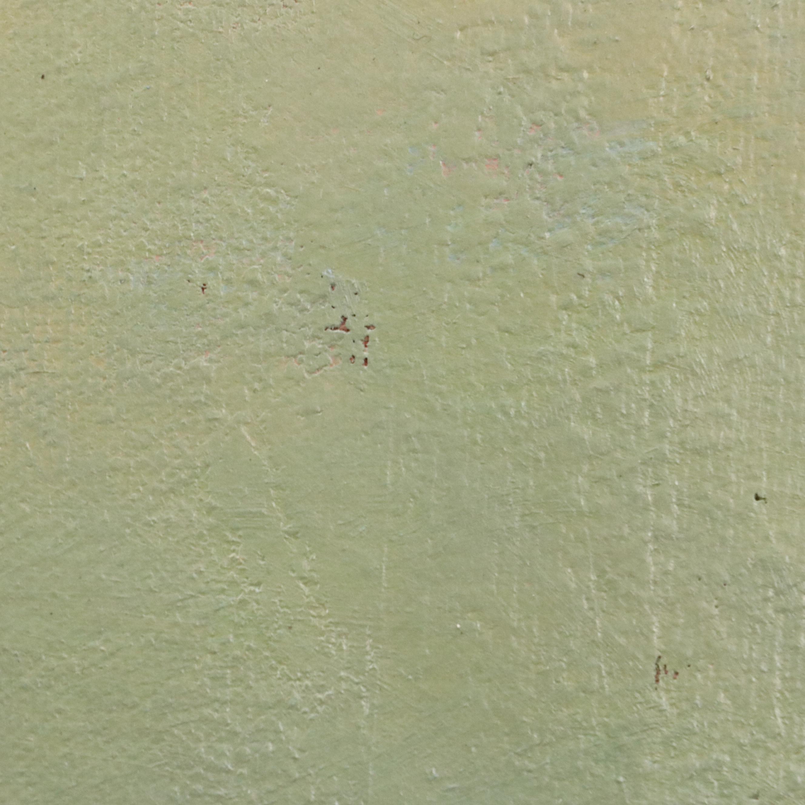 Robert Knipschild Abstract Landscape Oil Painting, Late 20th Century