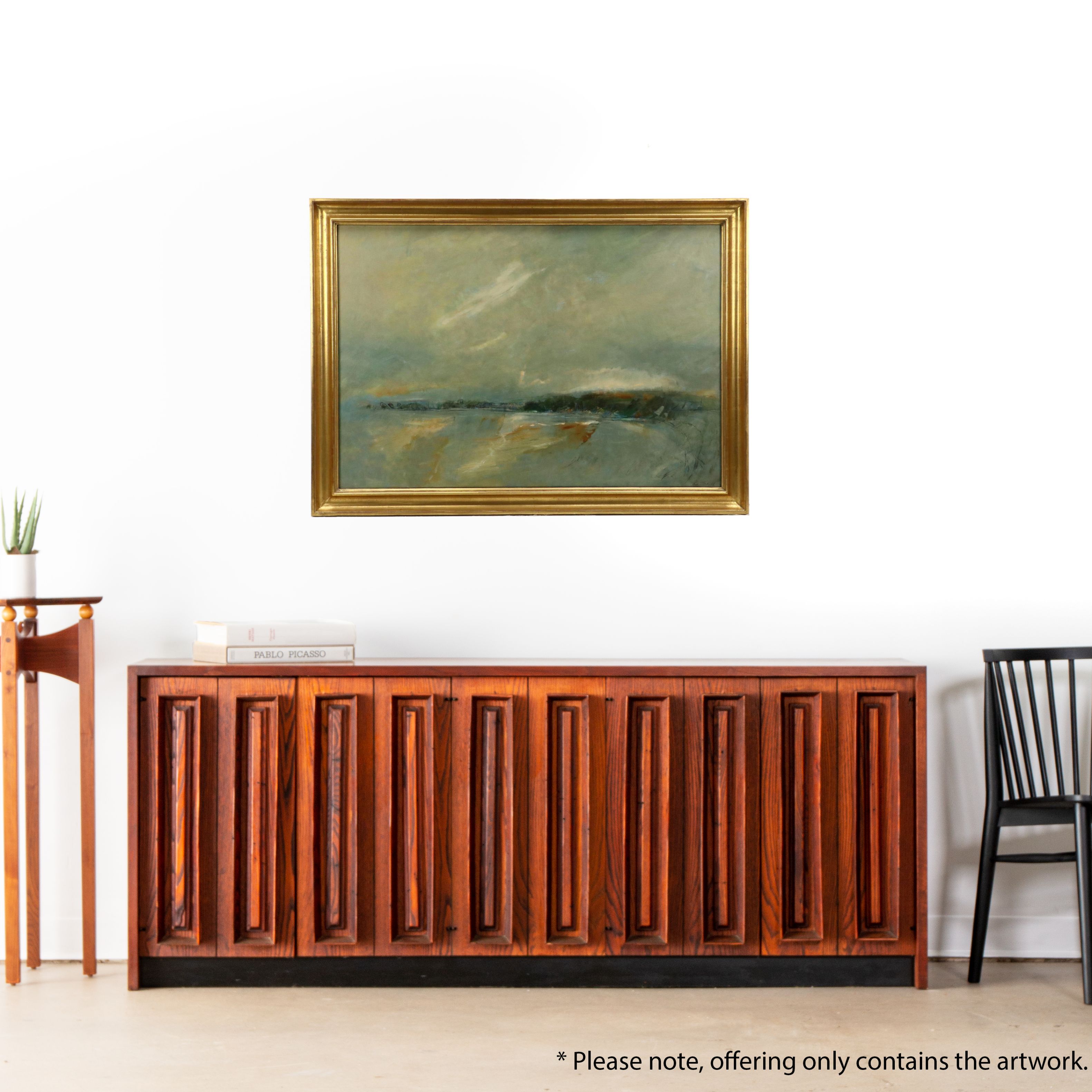 Robert Knipschild Abstract Landscape Oil Painting, Late 20th Century