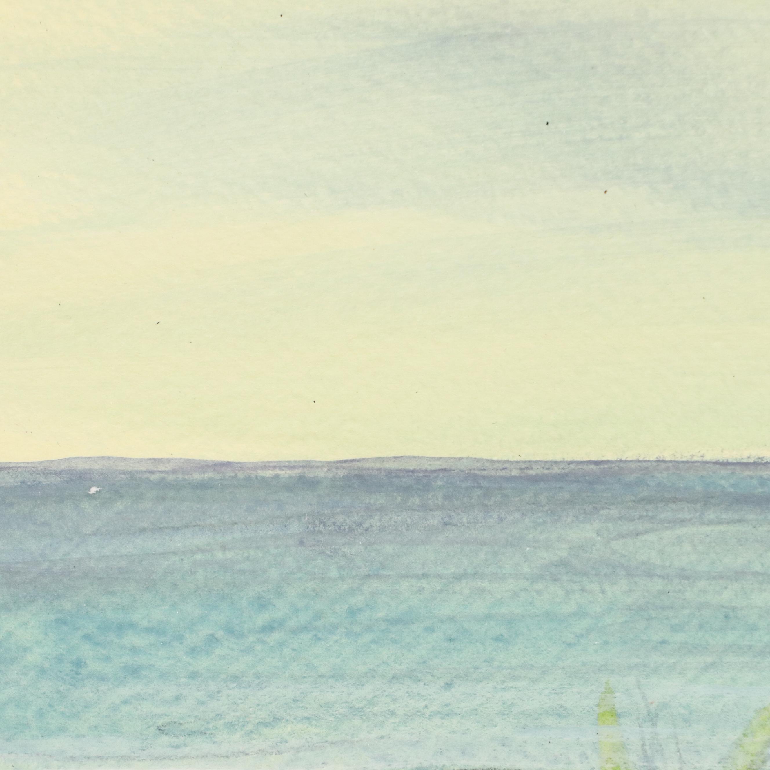 Mary Mirabito Watercolor Painting "Stromboli Fishing Boats," 2024