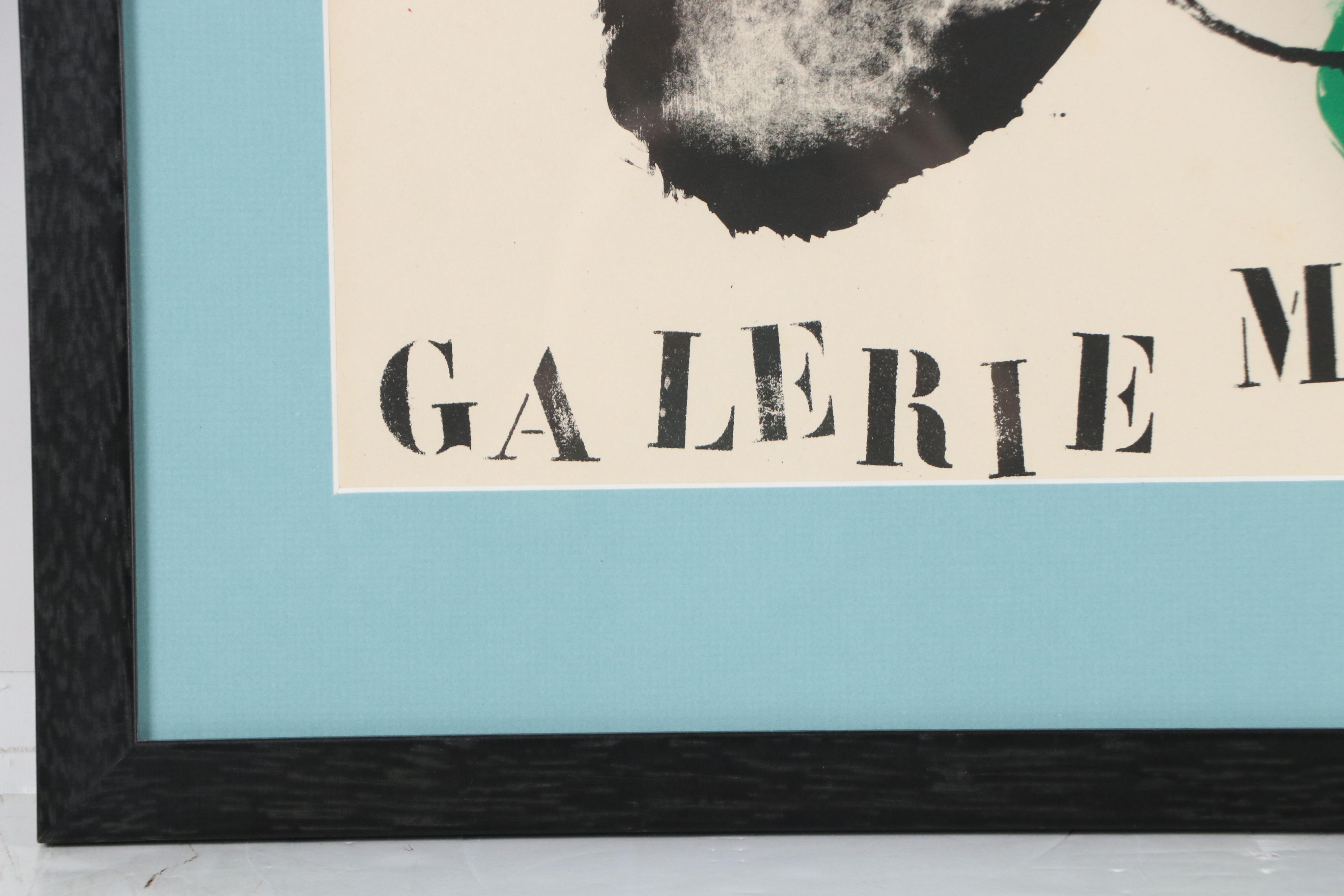 Galerie Maeght Lithograph After Joan Miró's "Poetes, Sculpteurs, Peintres"