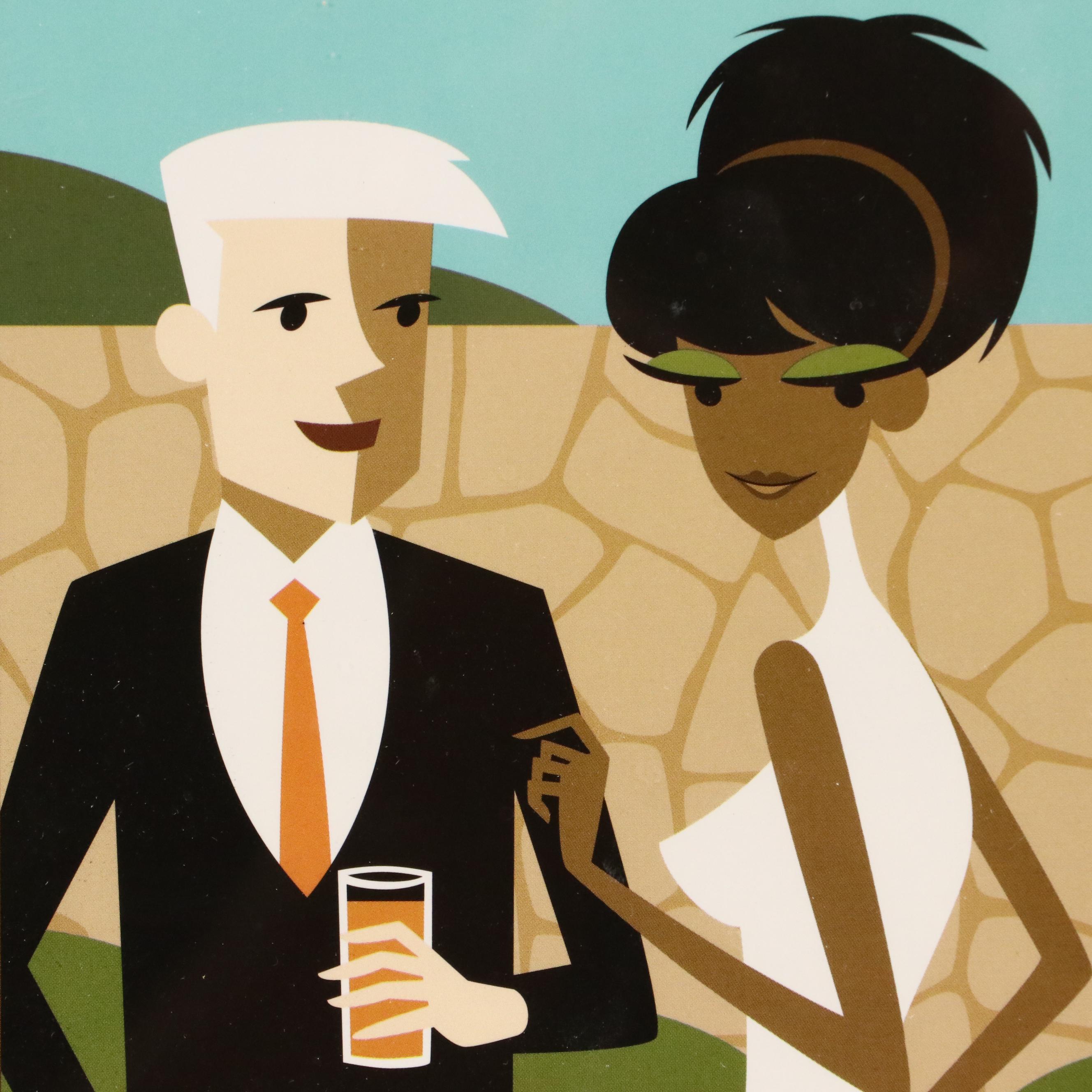 Josh "Shag" Agle Halftone Poster for Modernism Week 2022