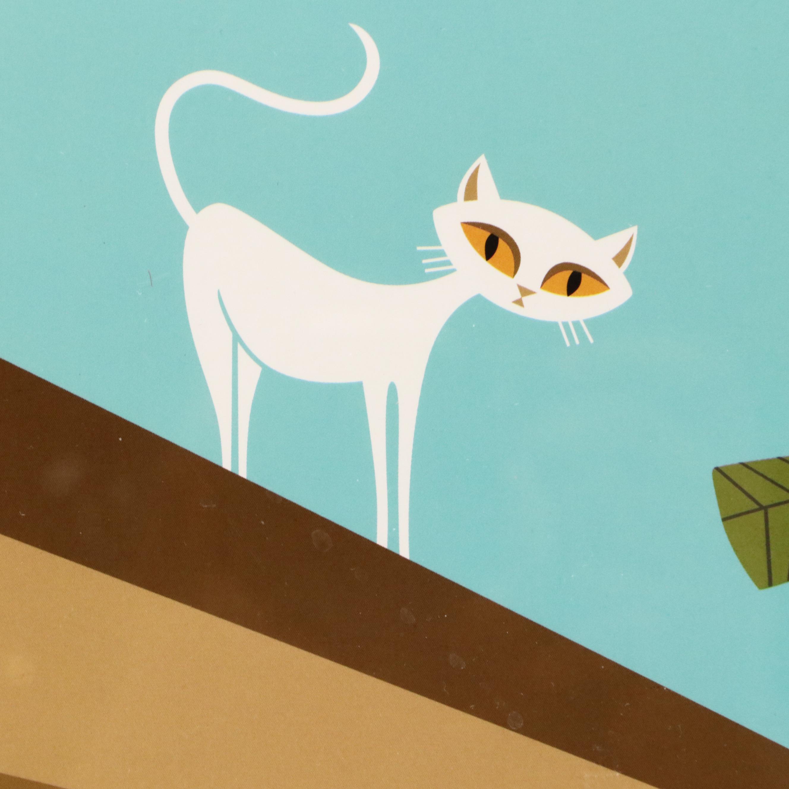 Josh "Shag" Agle Halftone Poster for Modernism Week 2022