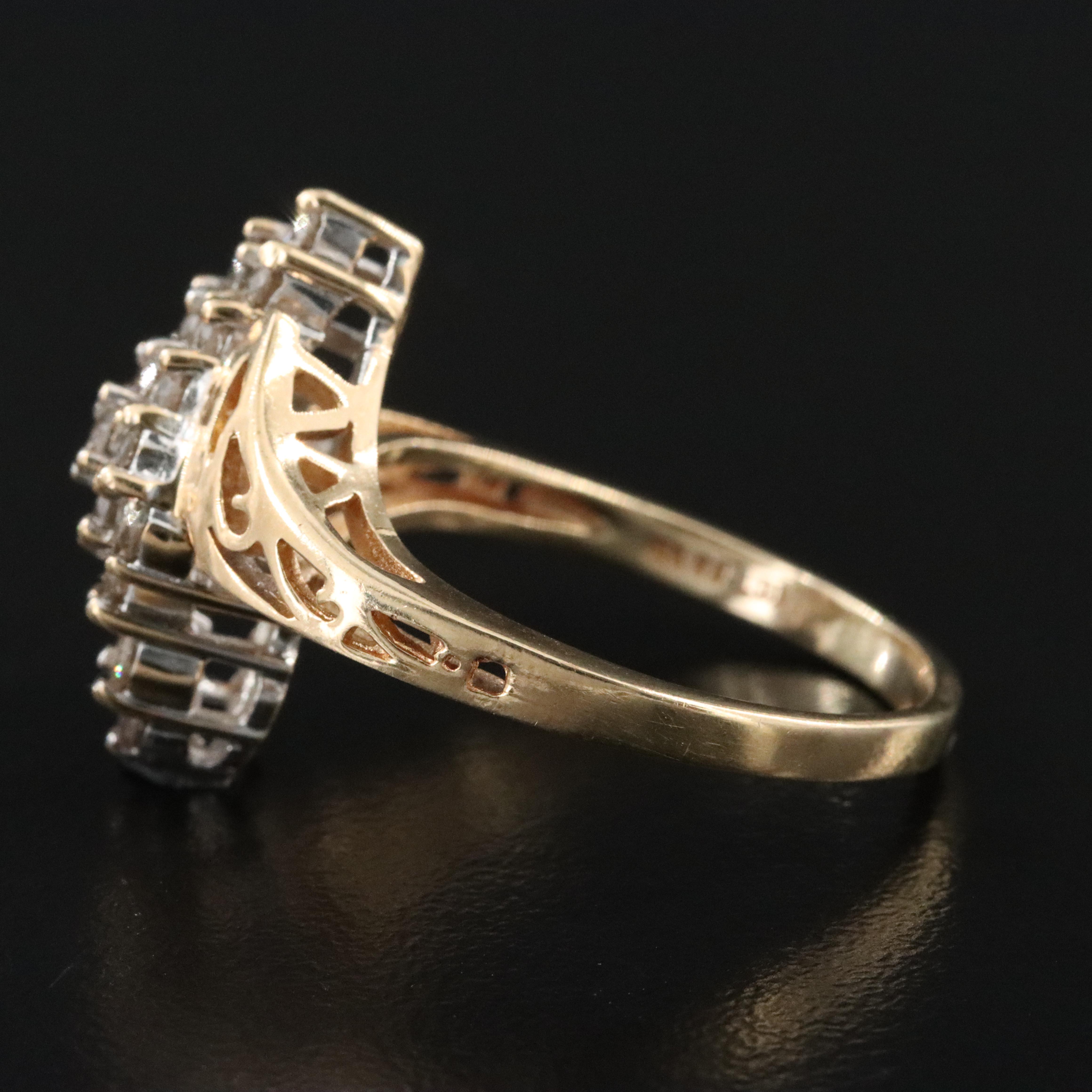 14K 0.94 CTW Diamond Ring