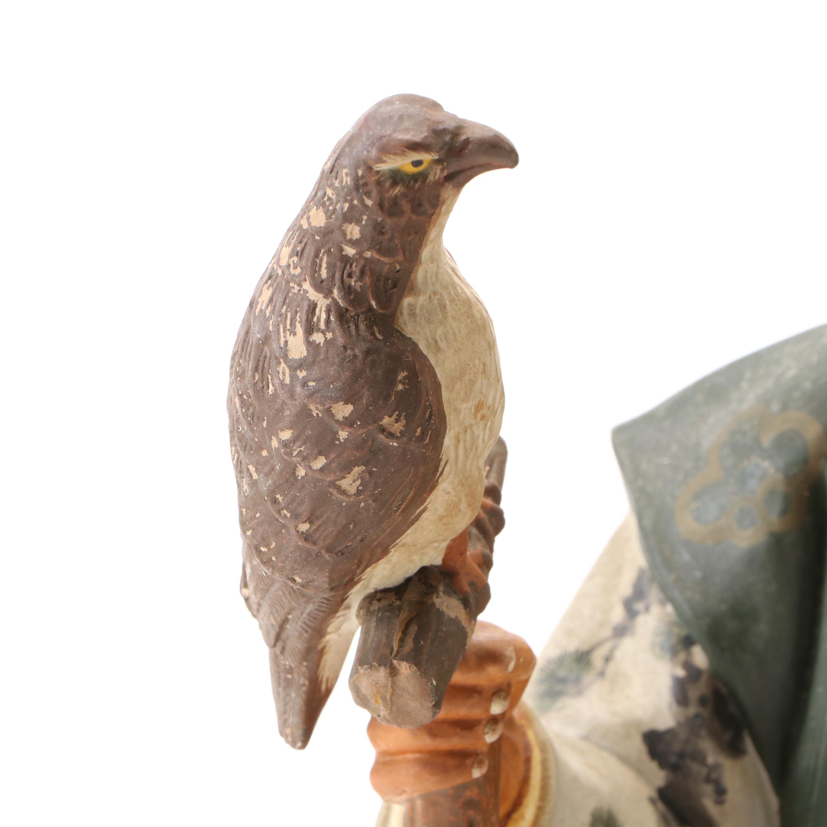 Hakata Urasaki Japanese Ceramic Figurines, Mid-20th Century