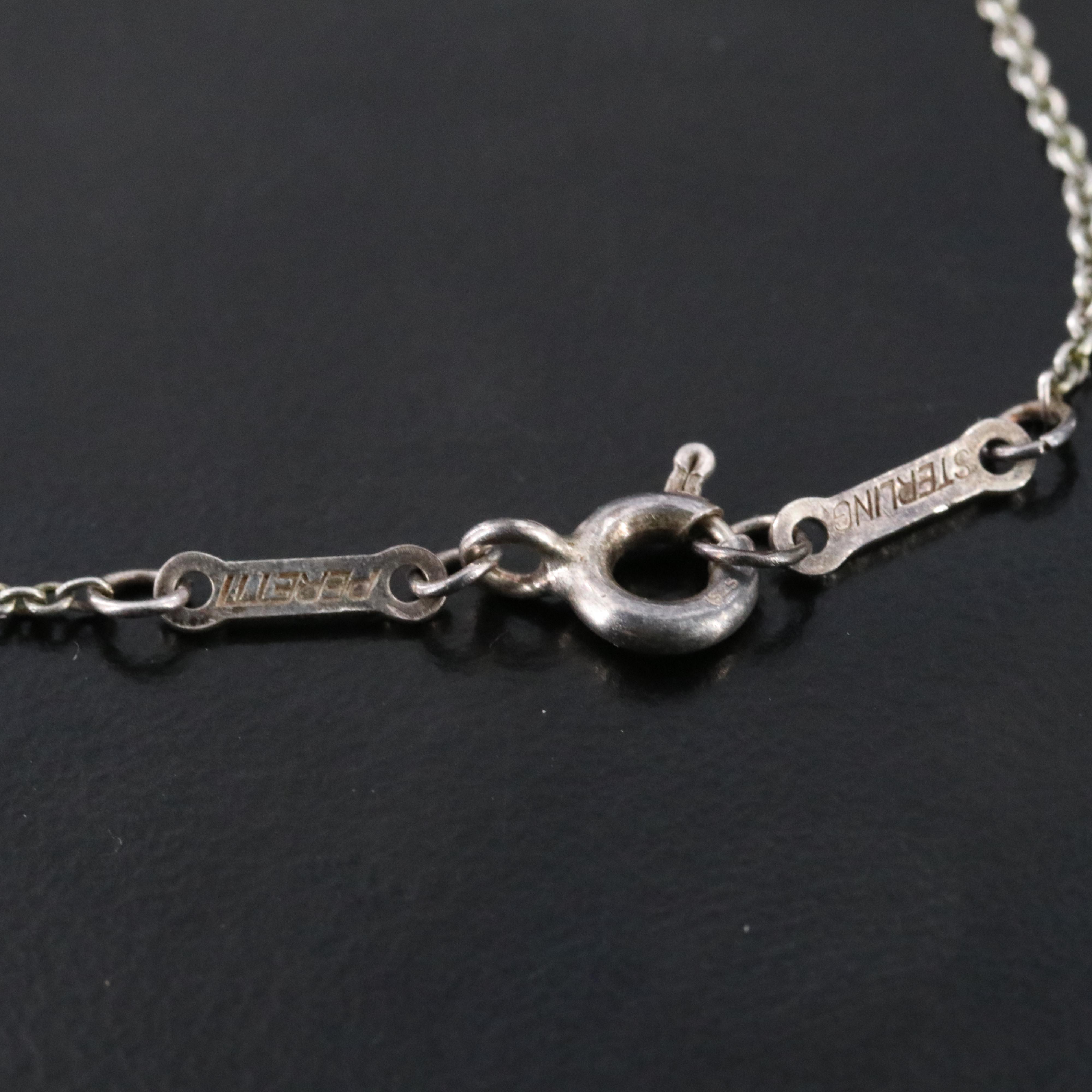 Elsa Peretti for Tiffany & Co. Open Heart Sterling Pendant Necklace