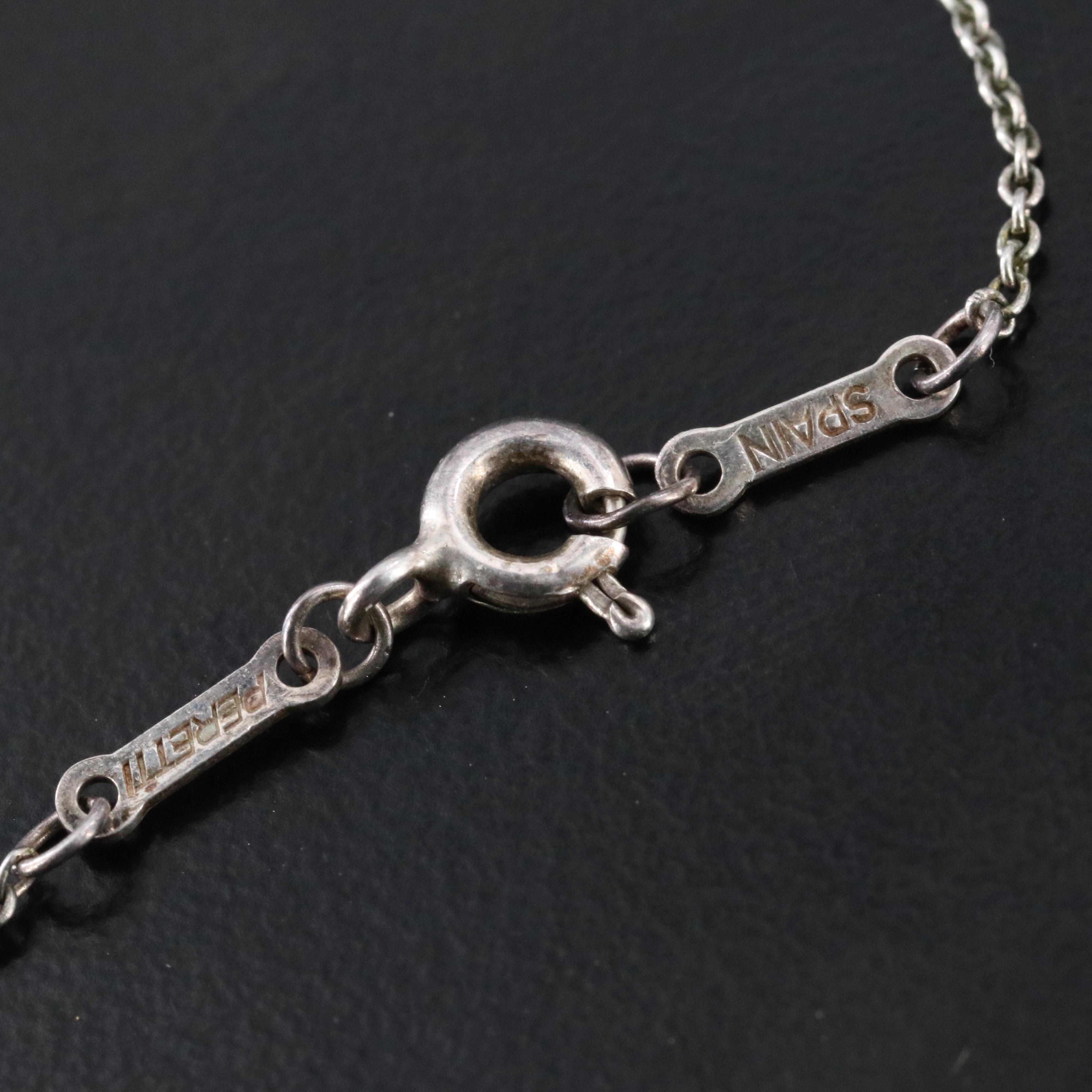 Elsa Peretti for Tiffany & Co. Open Heart Sterling Pendant Necklace