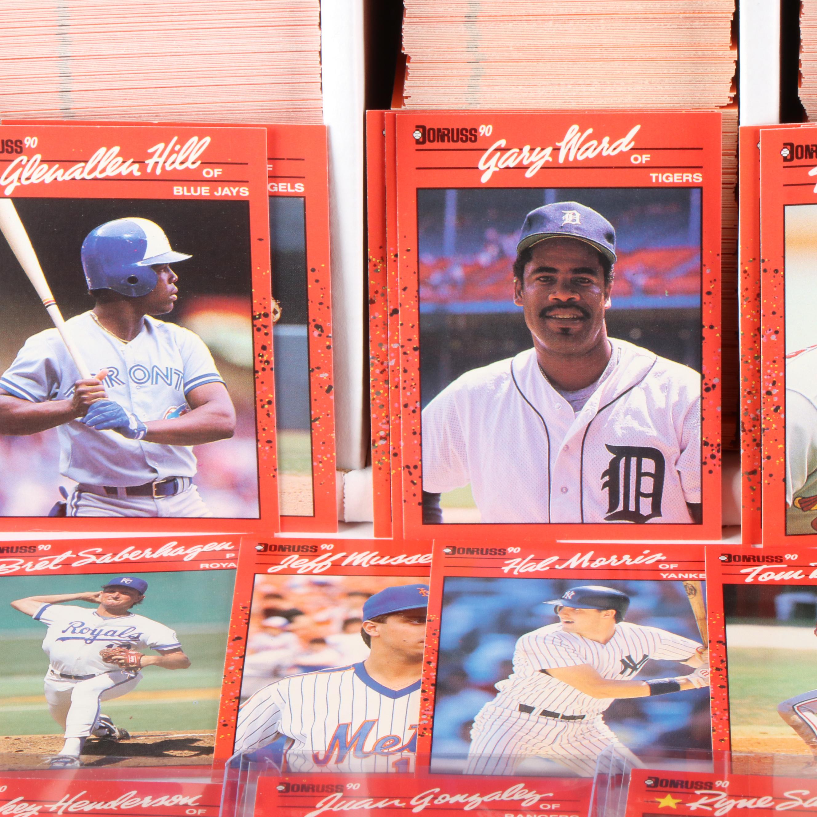 5,000 Mint Condition 1990 Donruss Rack Box Case Baseball Cards