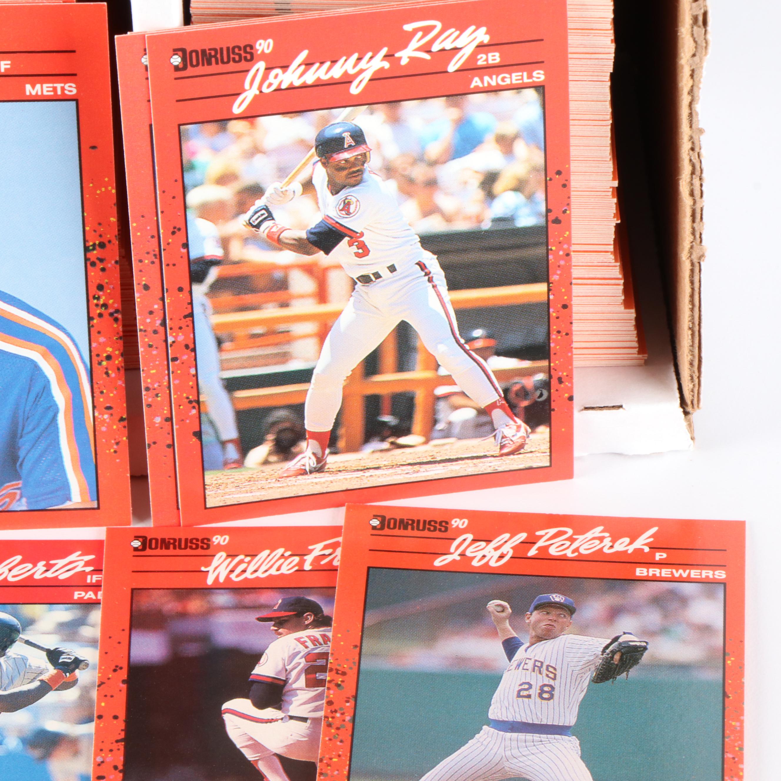 5,000 Mint Condition 1990 Donruss Rack Box Case Baseball Cards