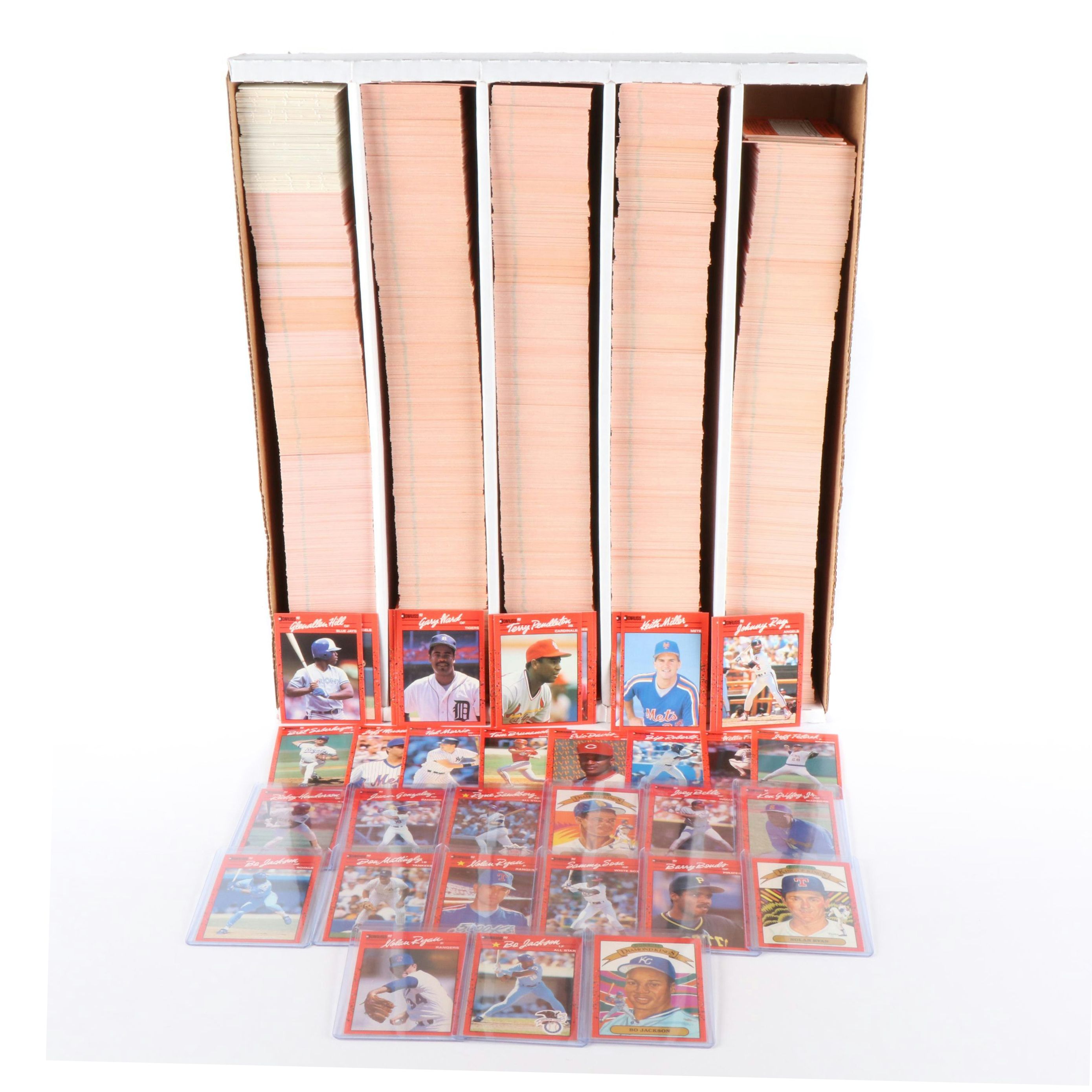 5,000 Mint Condition 1990 Donruss Rack Box Case Baseball Cards