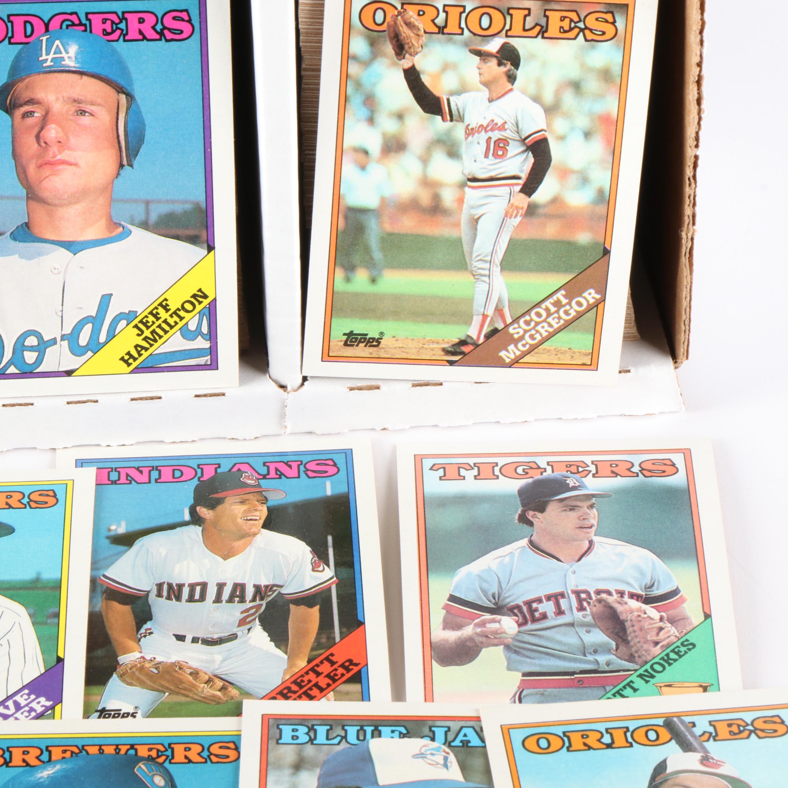 5,000 Mint Condition 1988 Topps Cut Card Storage Vending Case Baseball Cards