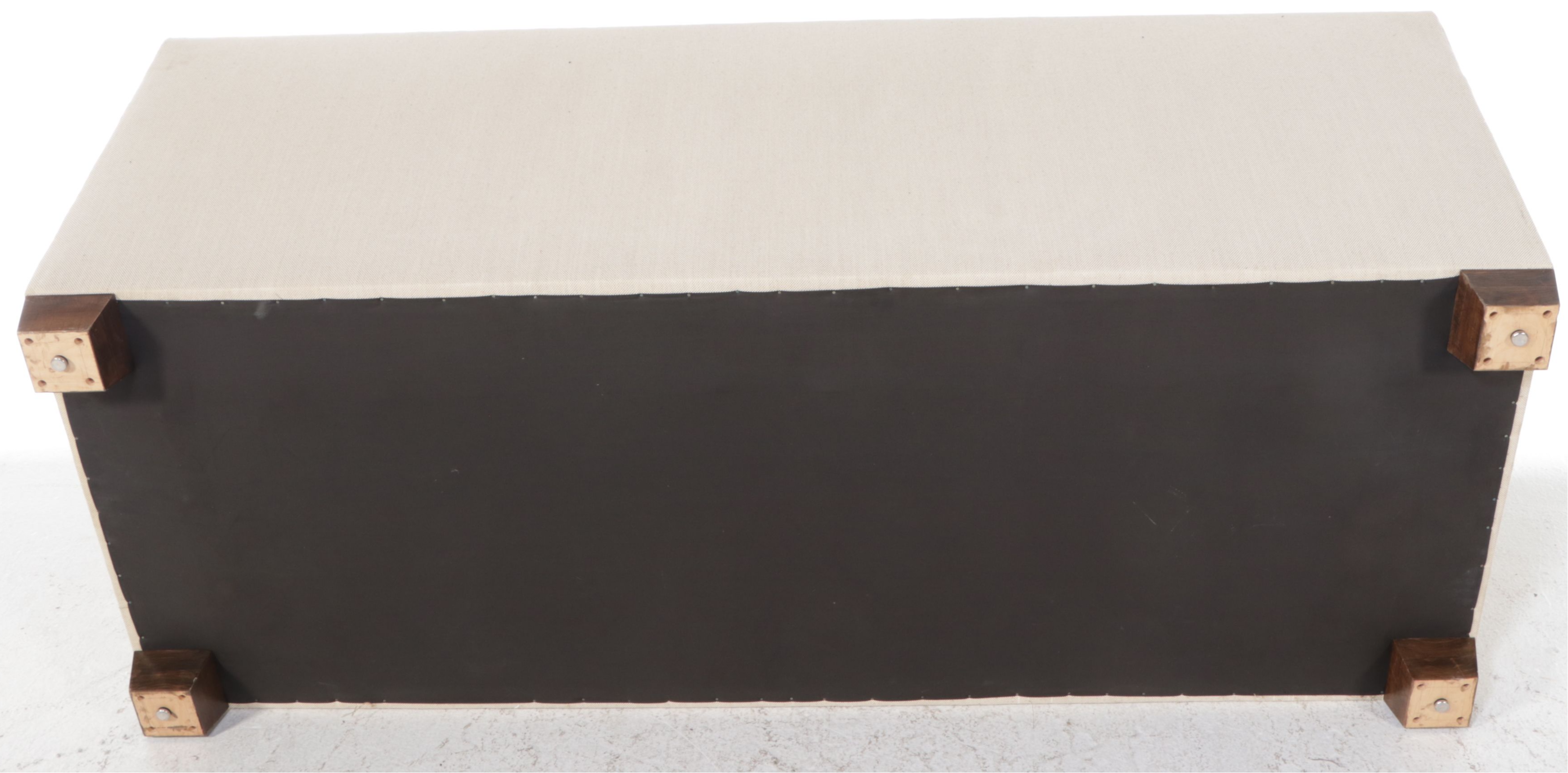 Modern Off-White Upholstered Sofa