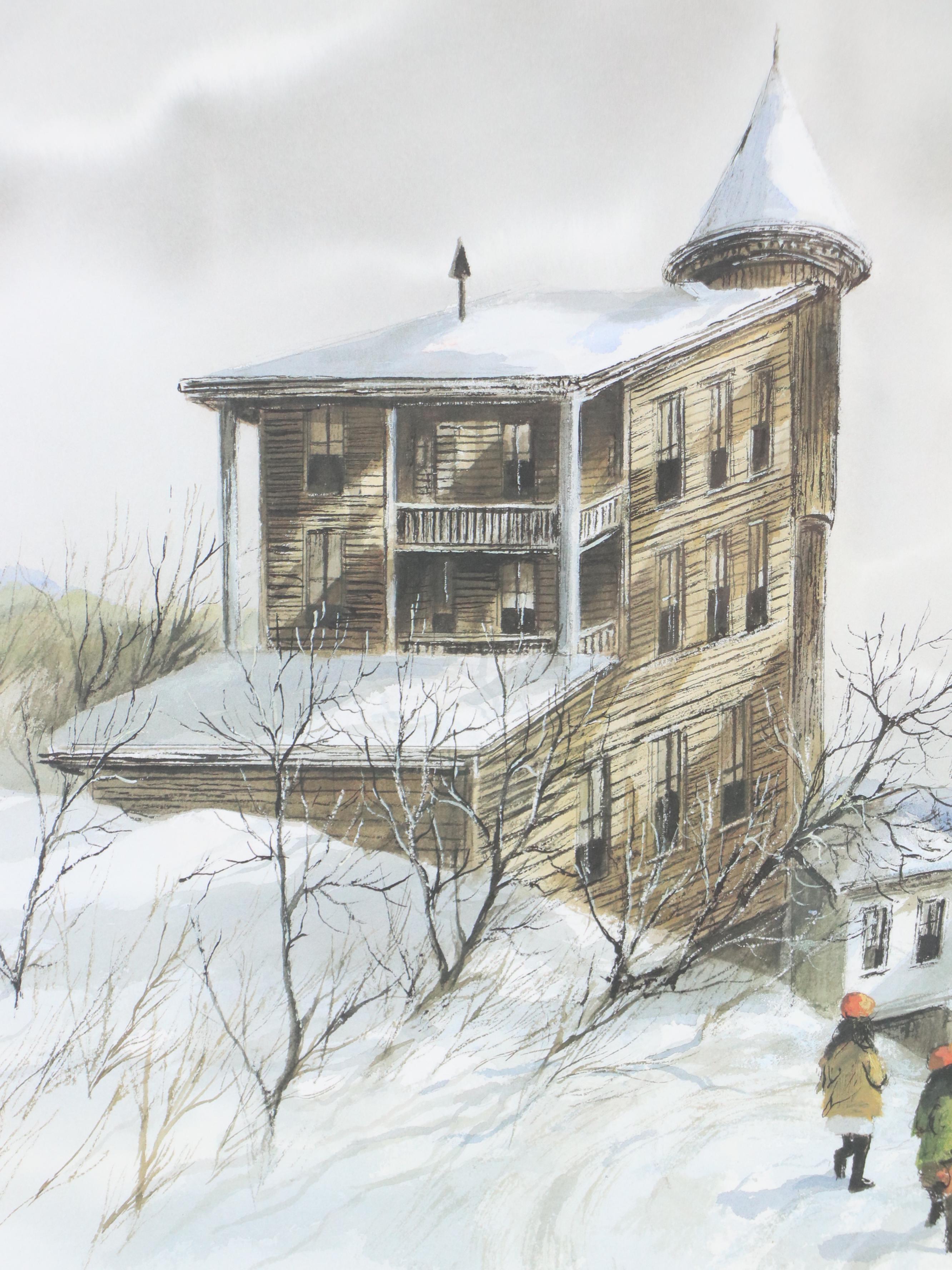 Robert Fabe Landscape Giclée "Winter's Morning"