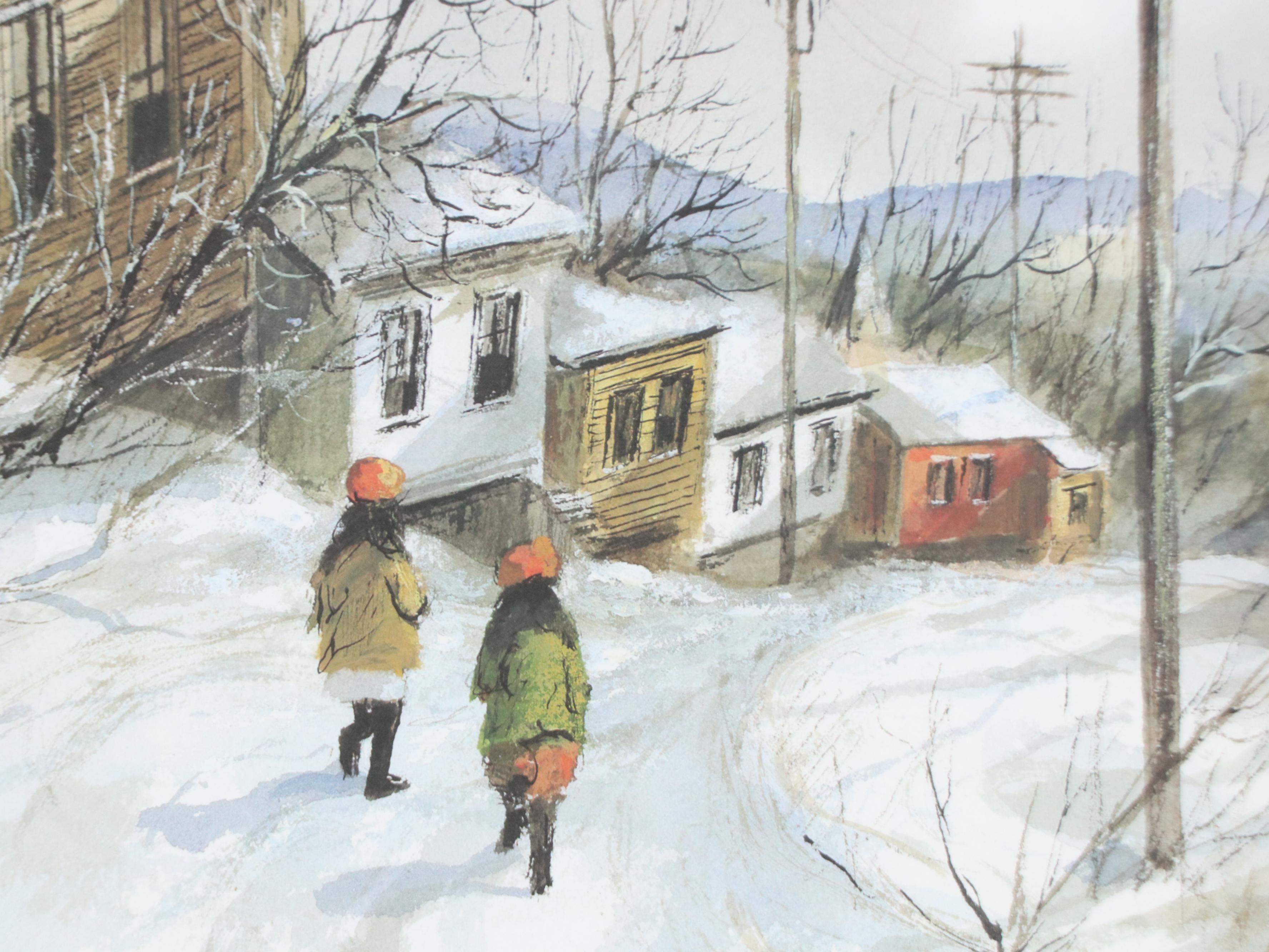 Robert Fabe Landscape Giclée "Winter's Morning"