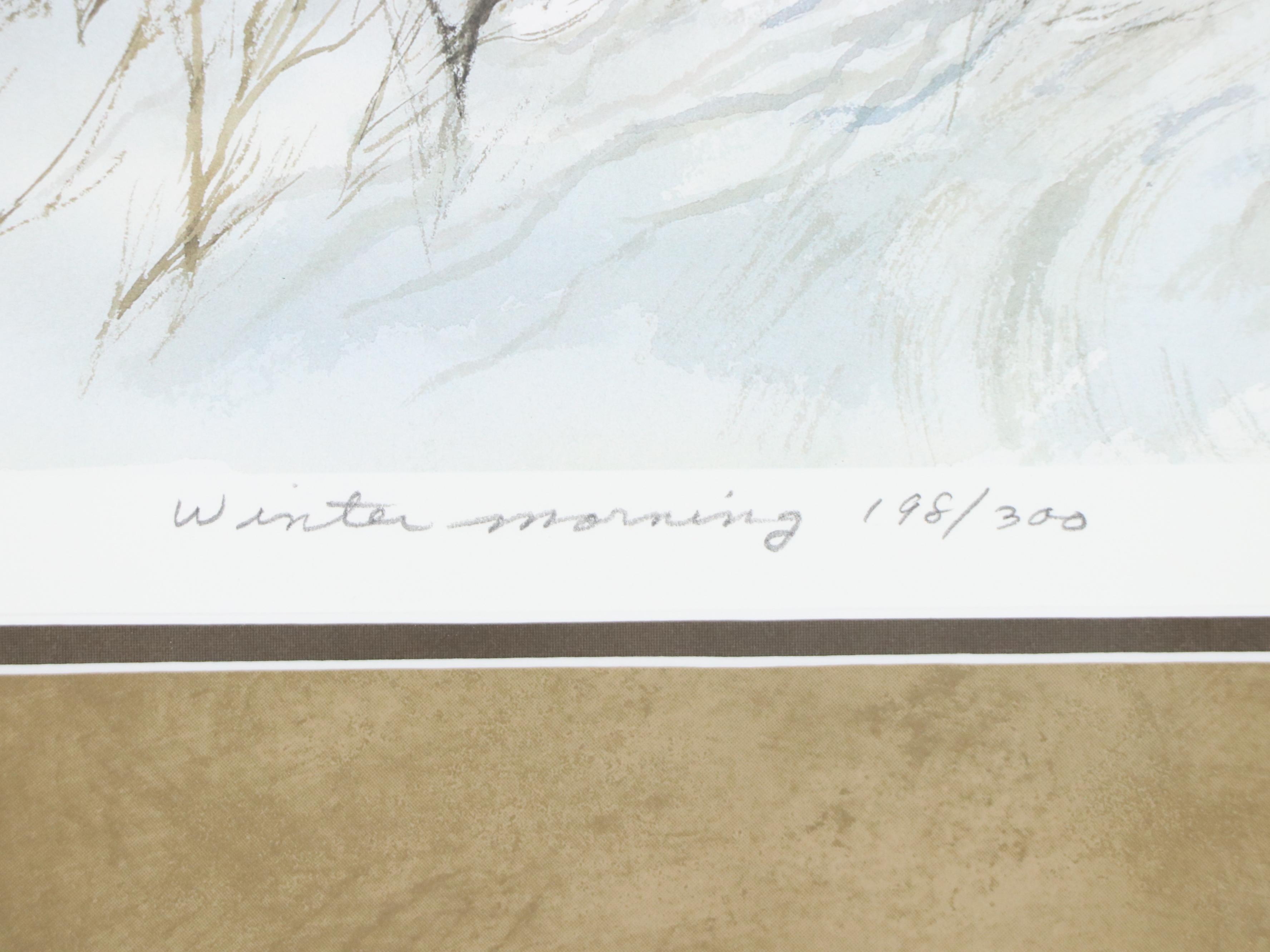 Robert Fabe Landscape Giclée "Winter's Morning"