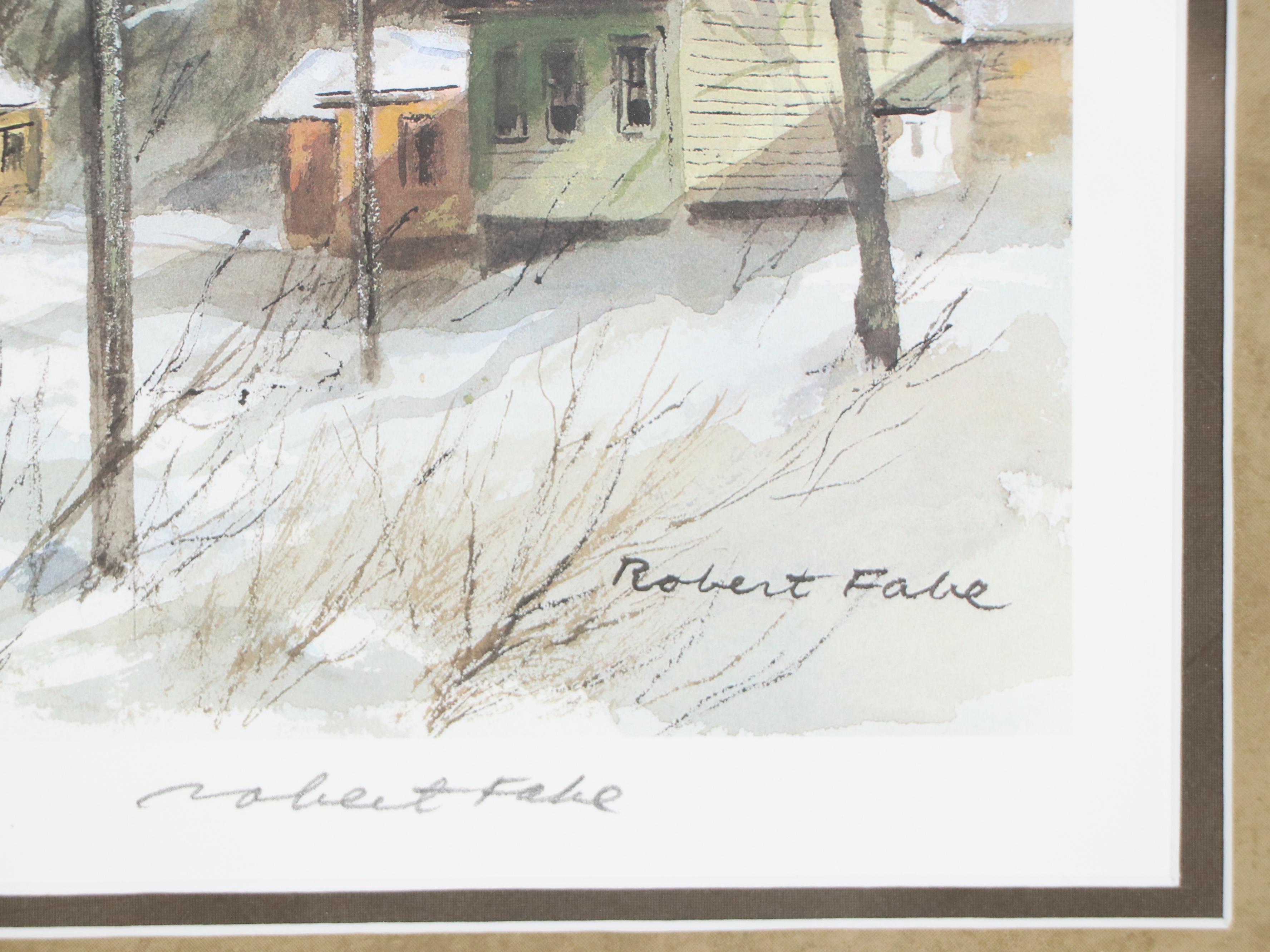 Robert Fabe Landscape Giclée "Winter's Morning"