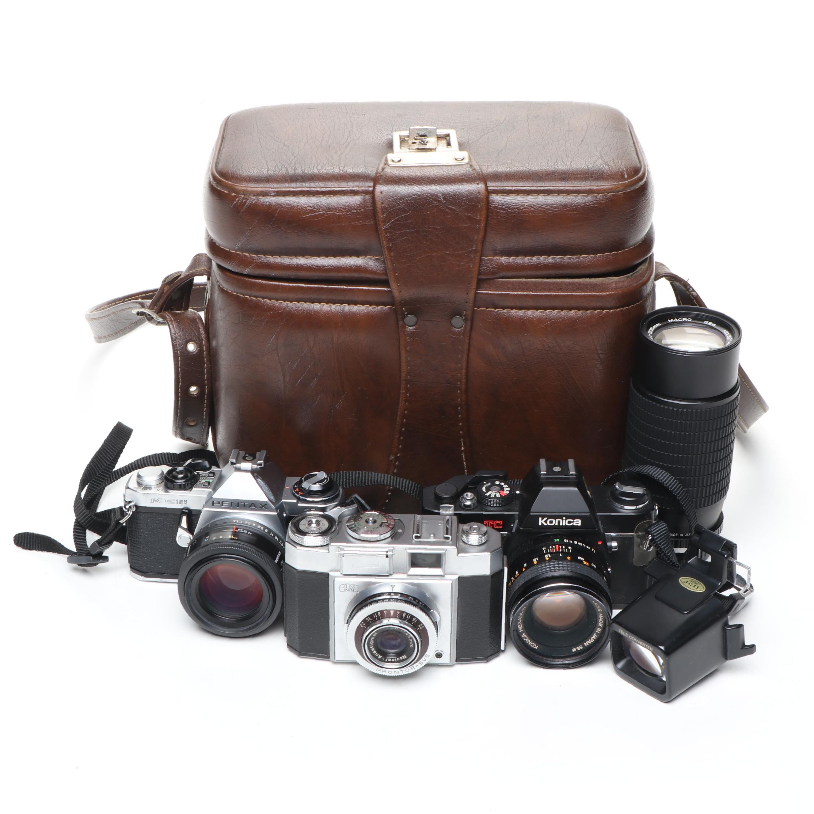 Pentax ME Super SLR Camera with Other SLR Cameras and Camera Accessories