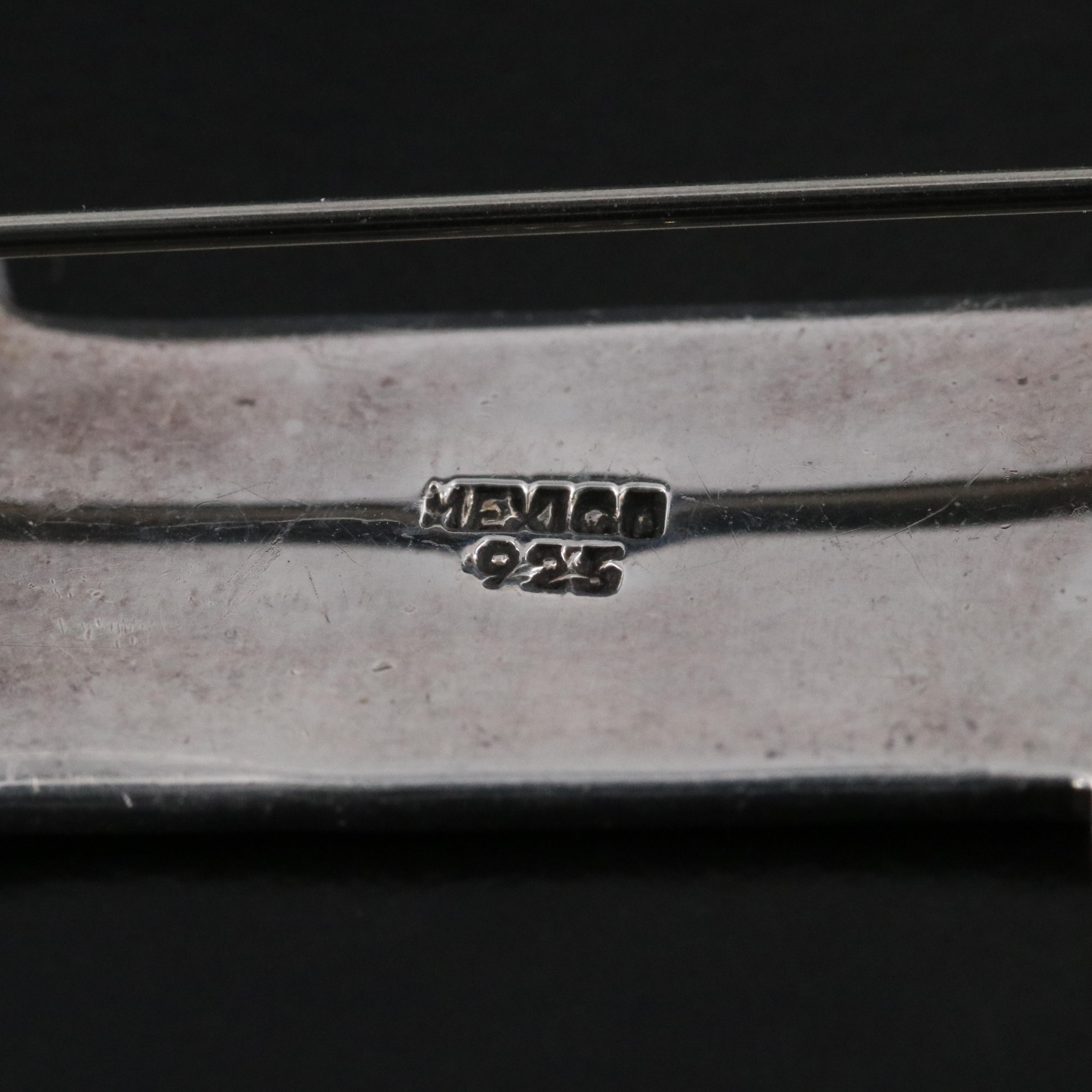 Mexican Sterling Dachshund Brooch