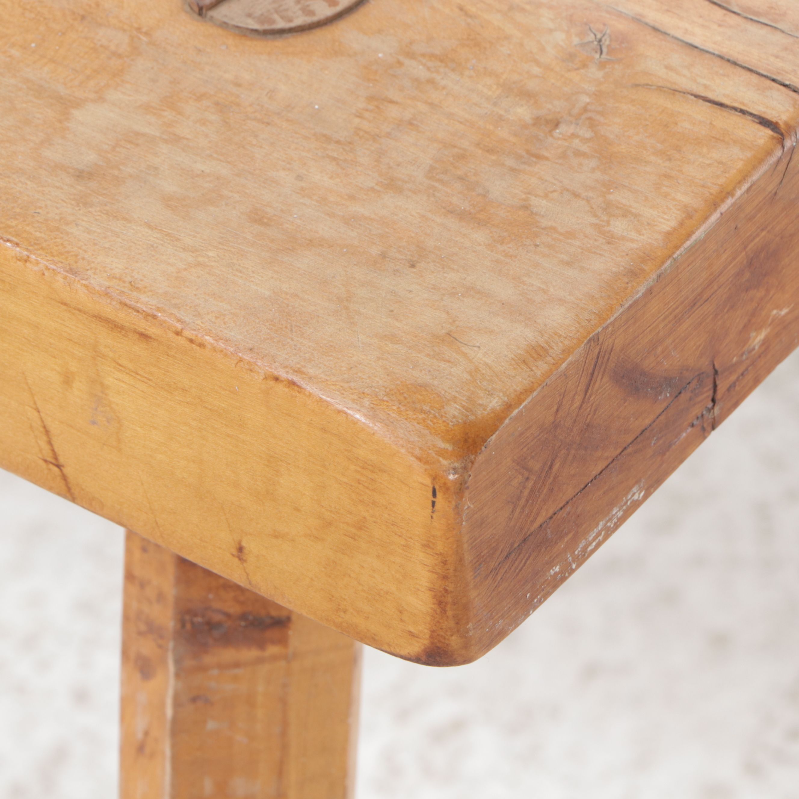 Rustic Style Wood Bench