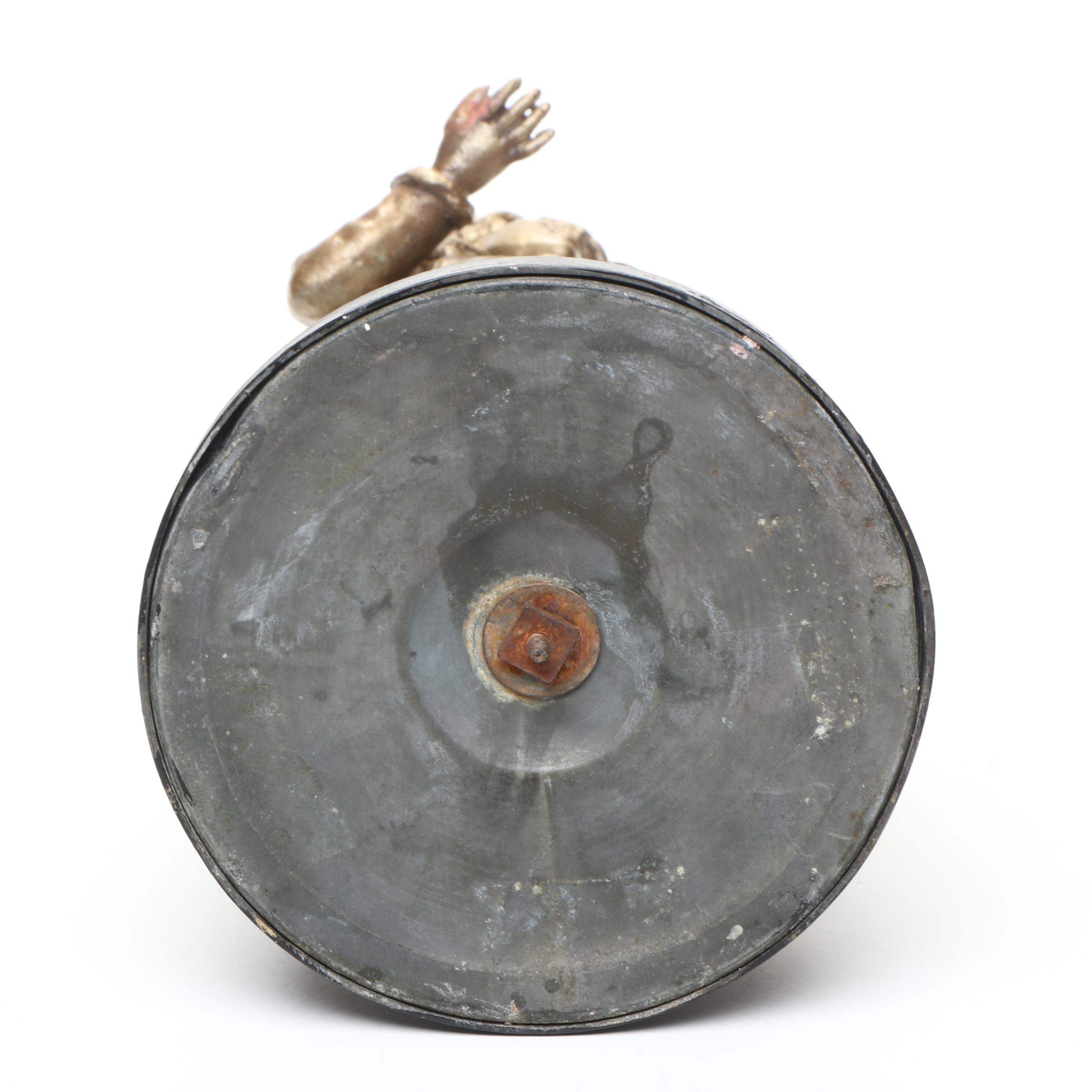 Gilt Cast Metal Boy in the Style of Auguste Moreau