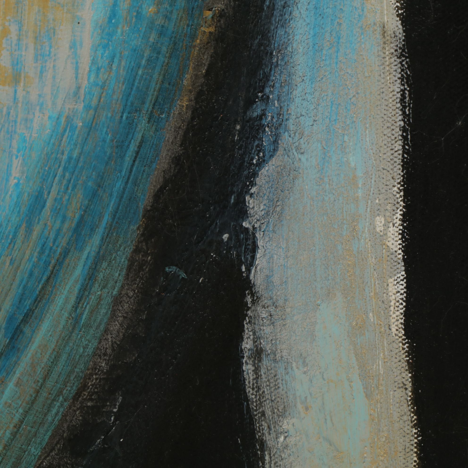 Morgan Langsdorf Impasto Oil Painting of Buddhist Iconography, 2017