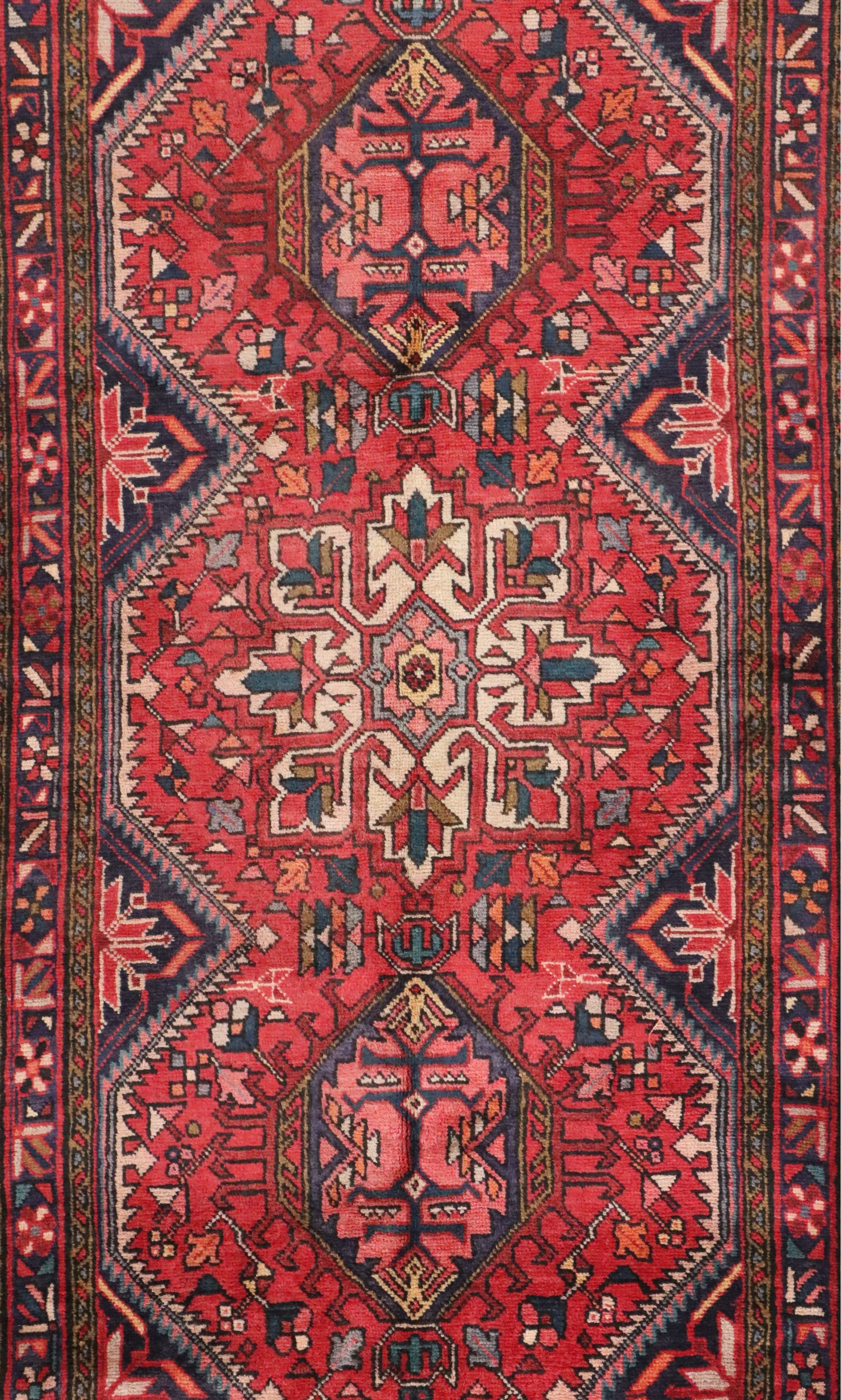 3'2 x 12'11 Hand-Knotted Persian Lamberan Long Rug