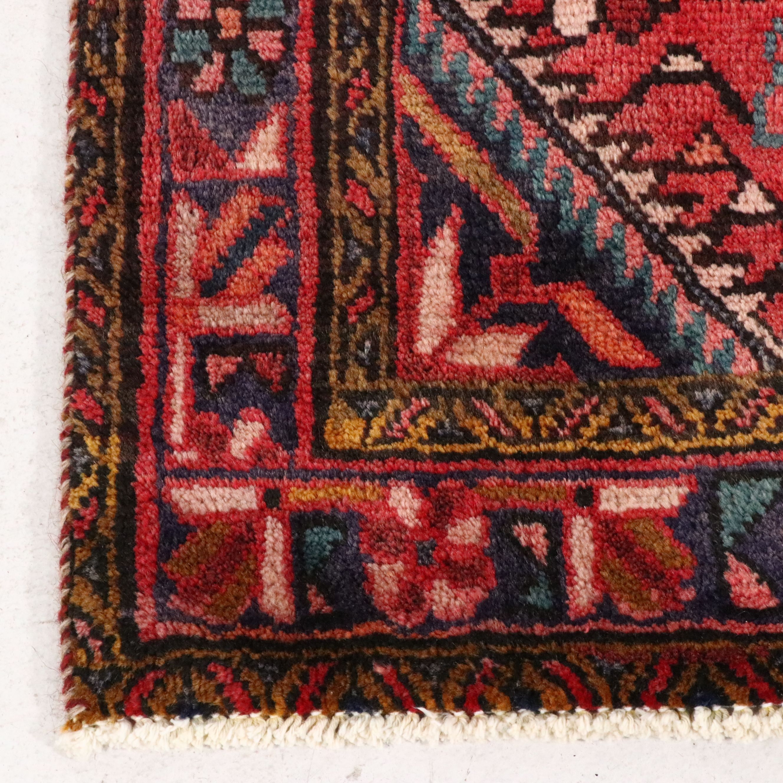 3'2 x 12'11 Hand-Knotted Persian Lamberan Long Rug