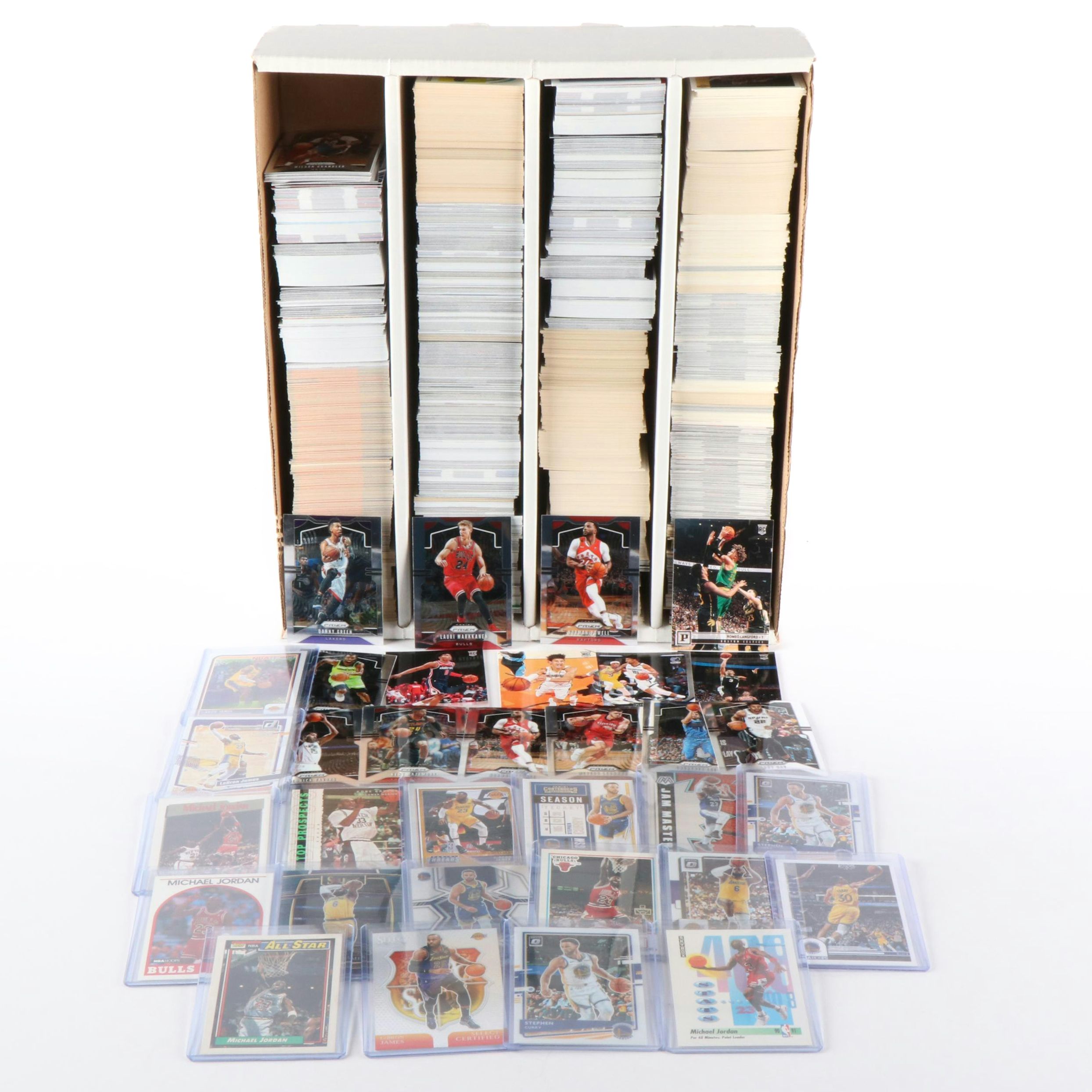 3,200 Mint Condition Basketball Cards, 1990s to 2000s