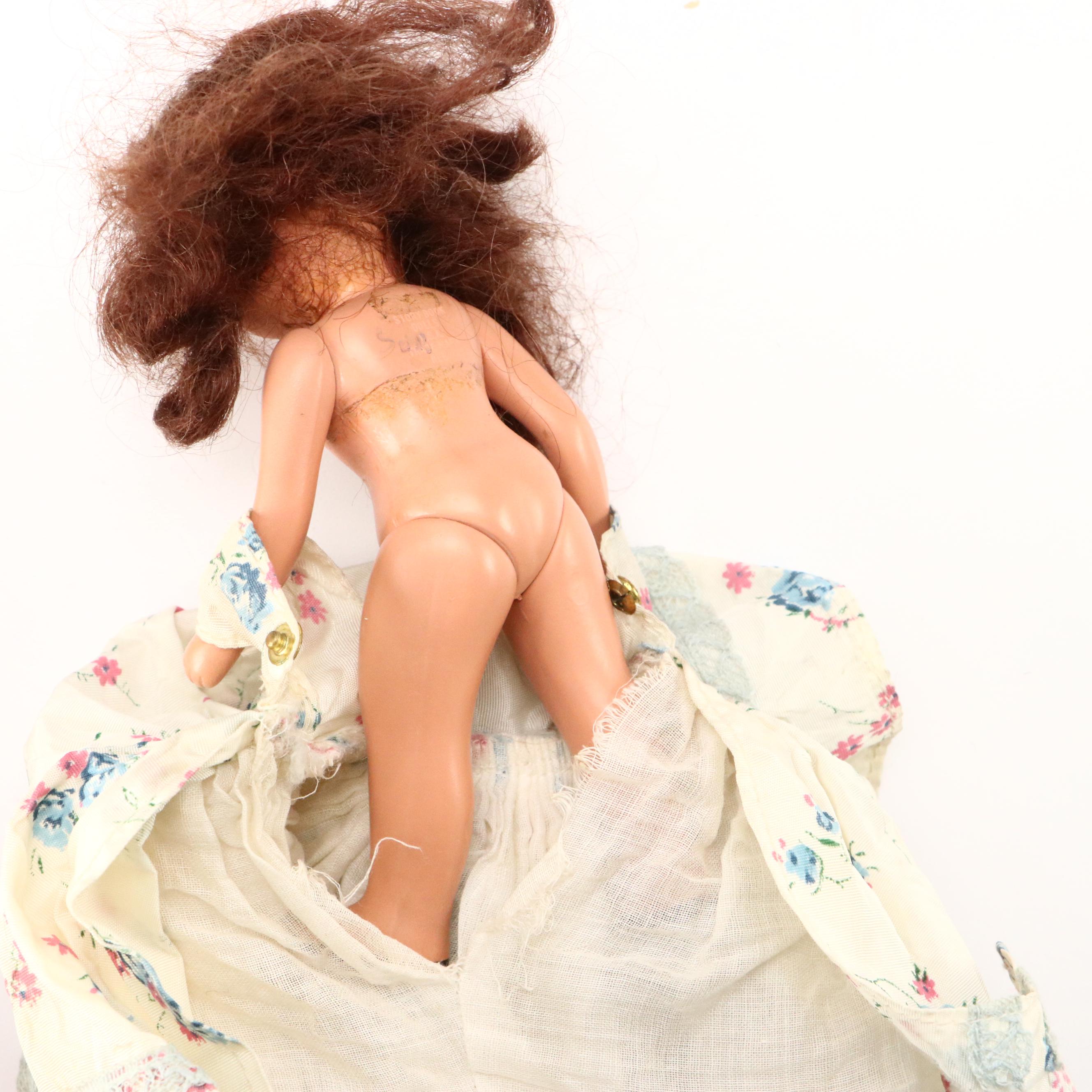 Madame Alexander "Huckleberry Finn" with Other Dolls, Doll Accessories, and Toys