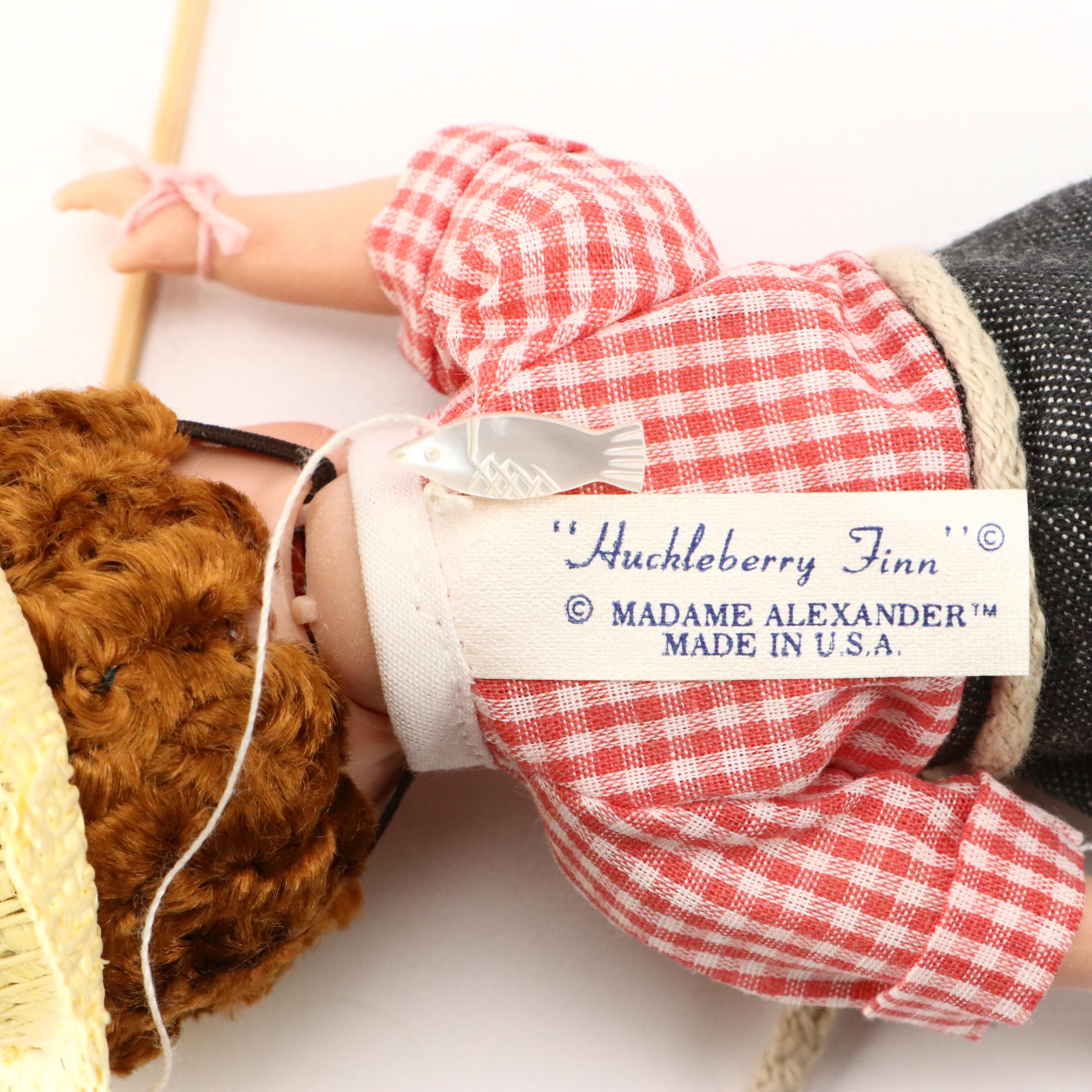 Madame Alexander "Huckleberry Finn" with Other Dolls, Doll Accessories, and Toys