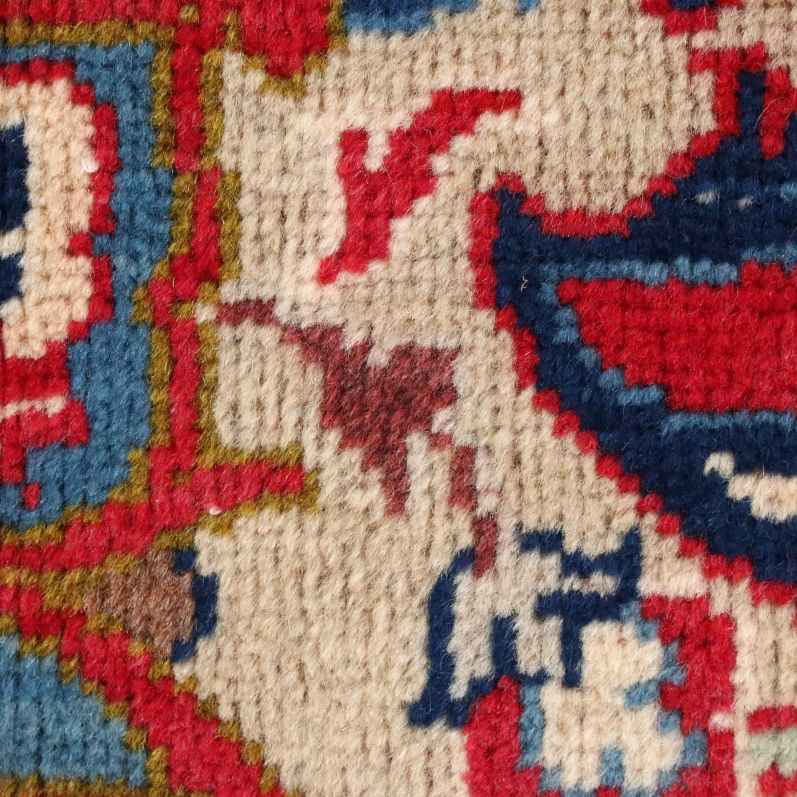 7'6 x 11'4 Hand-Knotted Persian Mashhad Area Rug