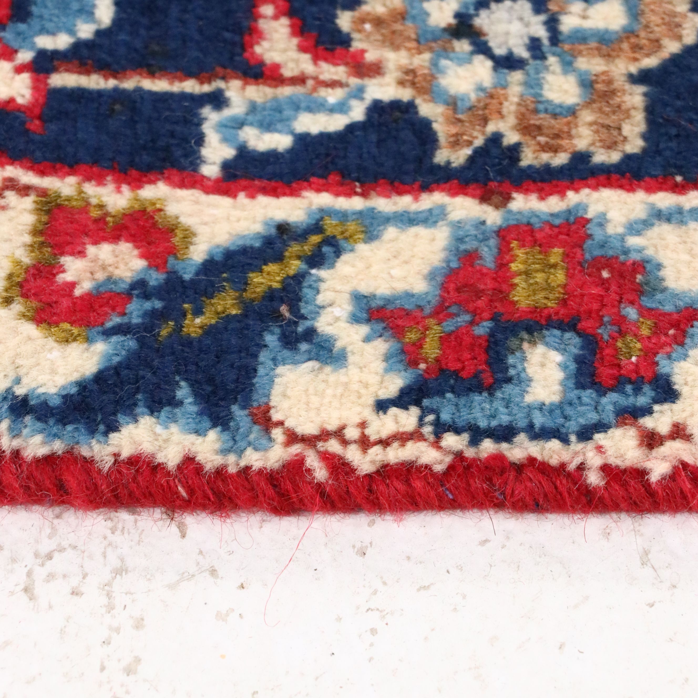 7'6 x 11'4 Hand-Knotted Persian Mashhad Area Rug