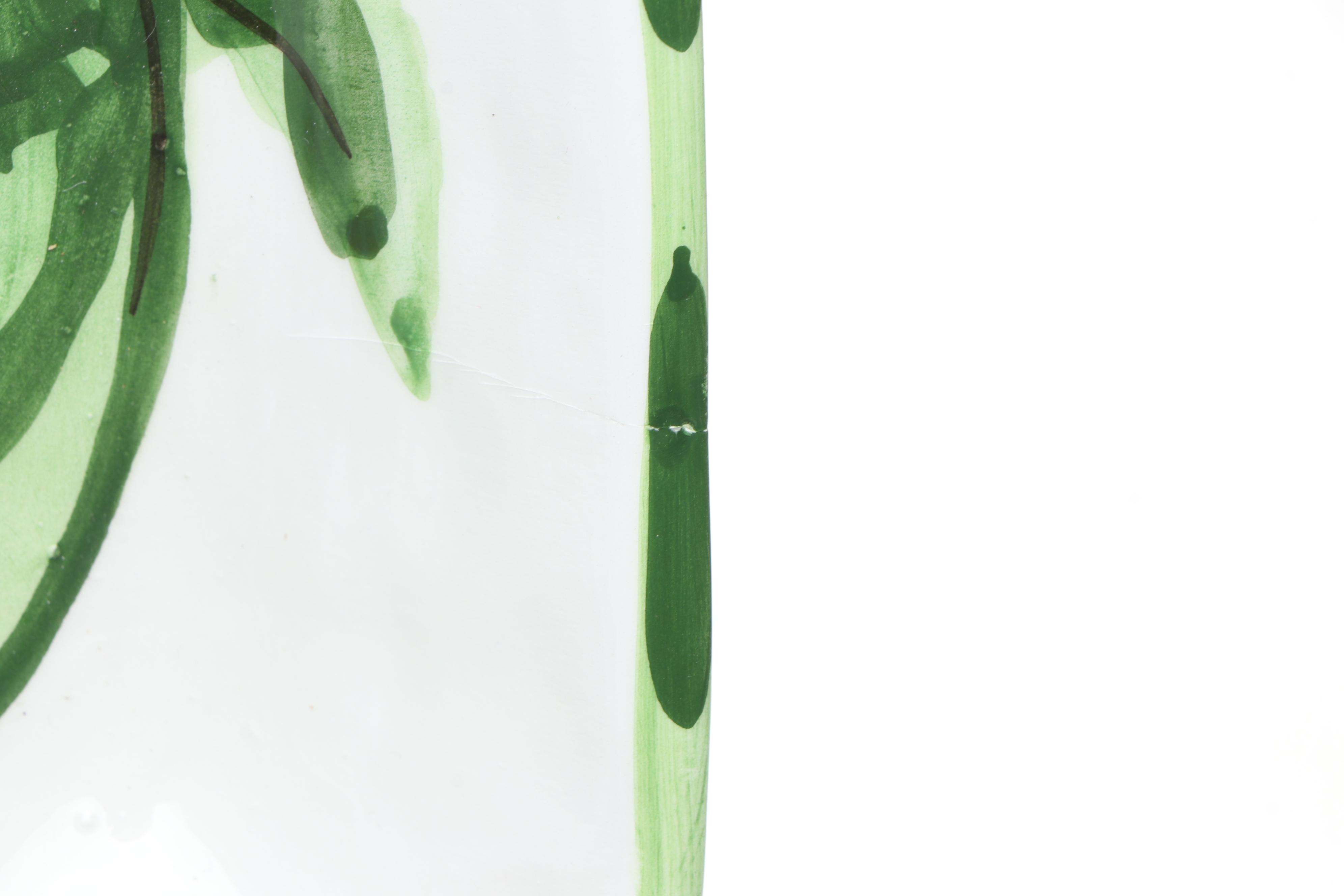 Zanolli Italian Hand-Painted Watermelon Tableware with Other Table Accessories