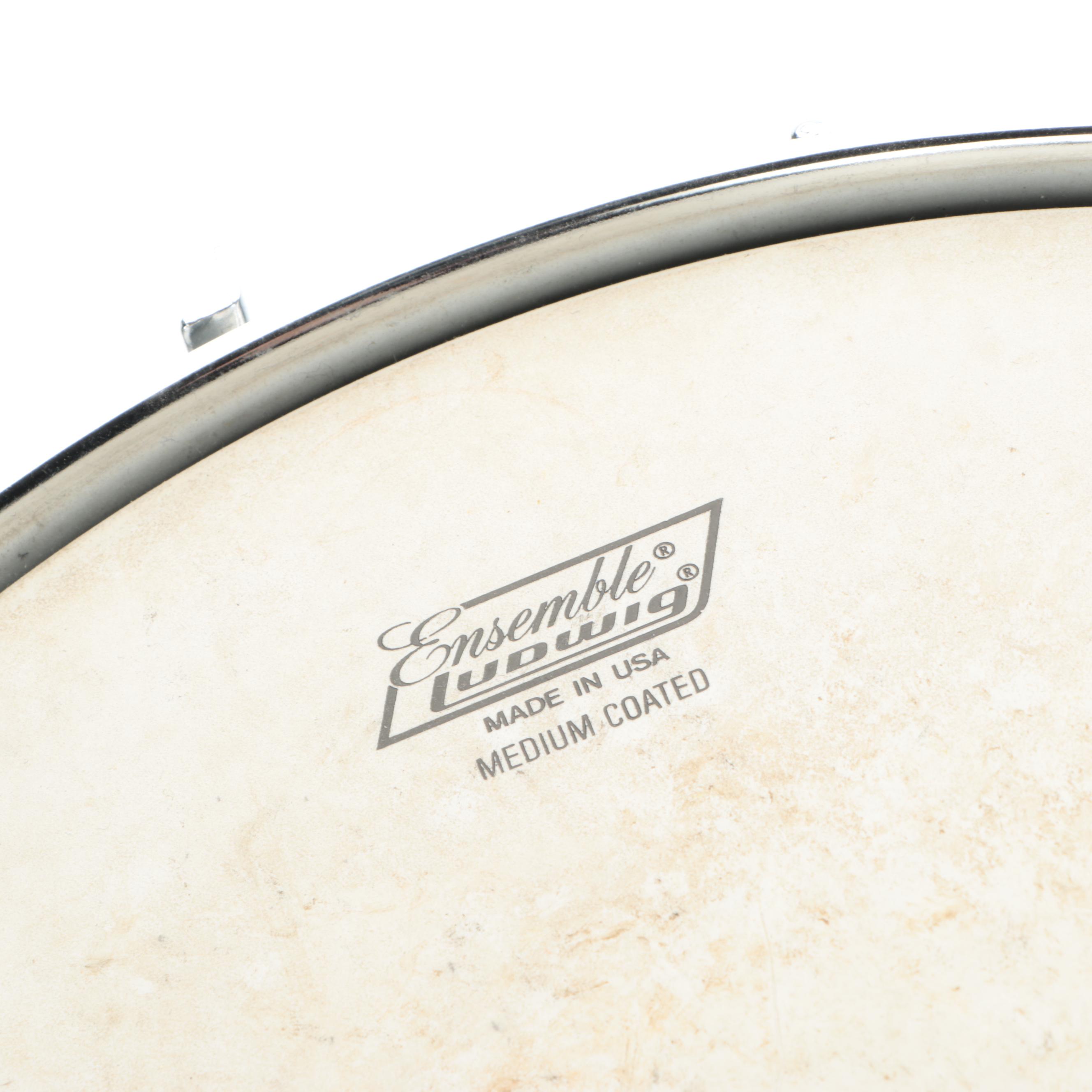 Ludwig Ensemble Medium Coated Drum with Hard Case