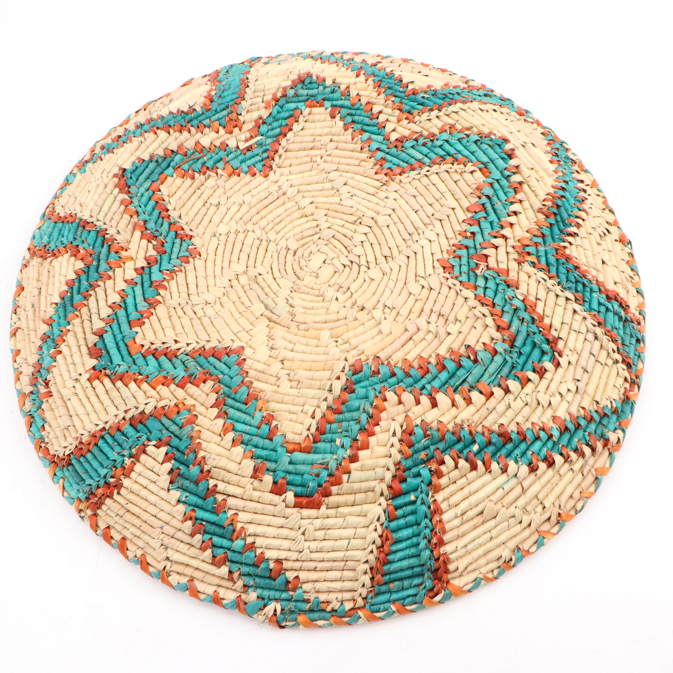 Shalimar Imports Woven Reed Basket with Other Geometric Basket and Ram Horn