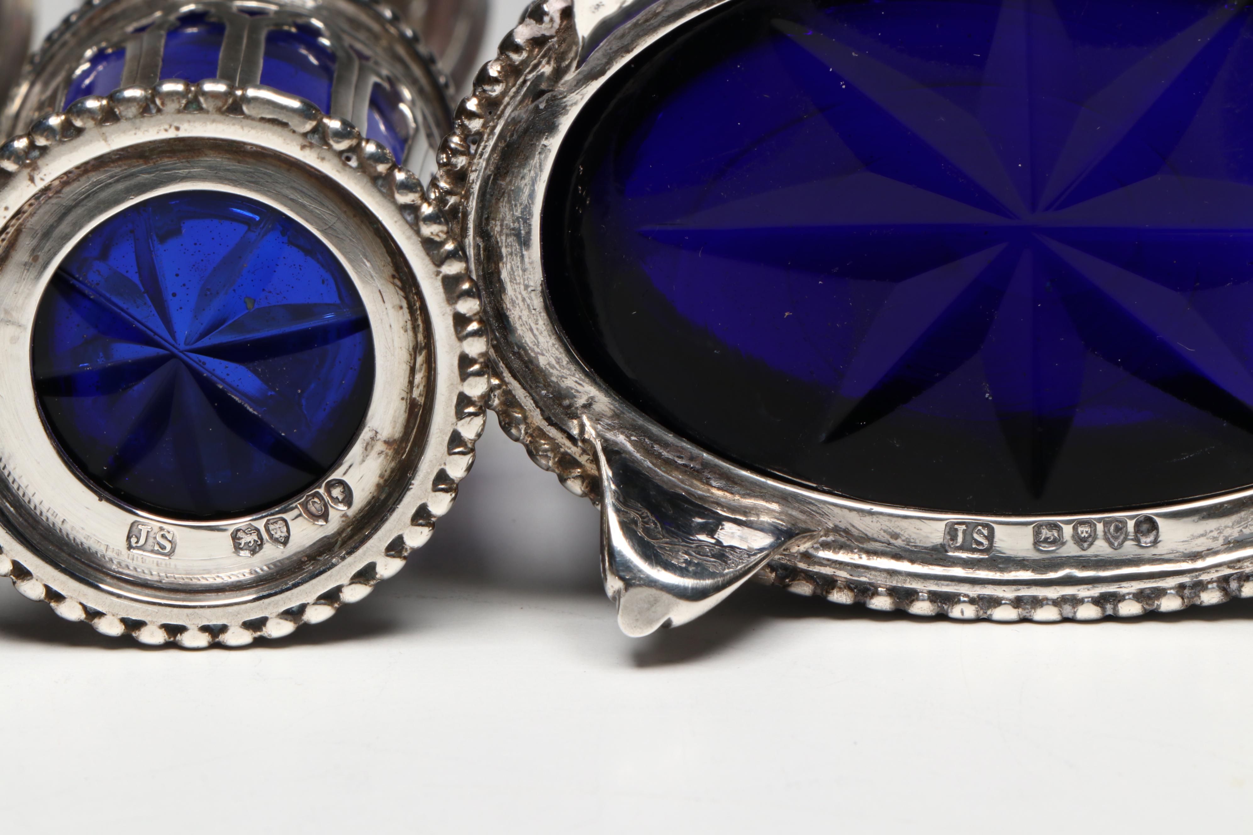 Victorian John George Smith Sterling Silver Table Accessories and More Serveware