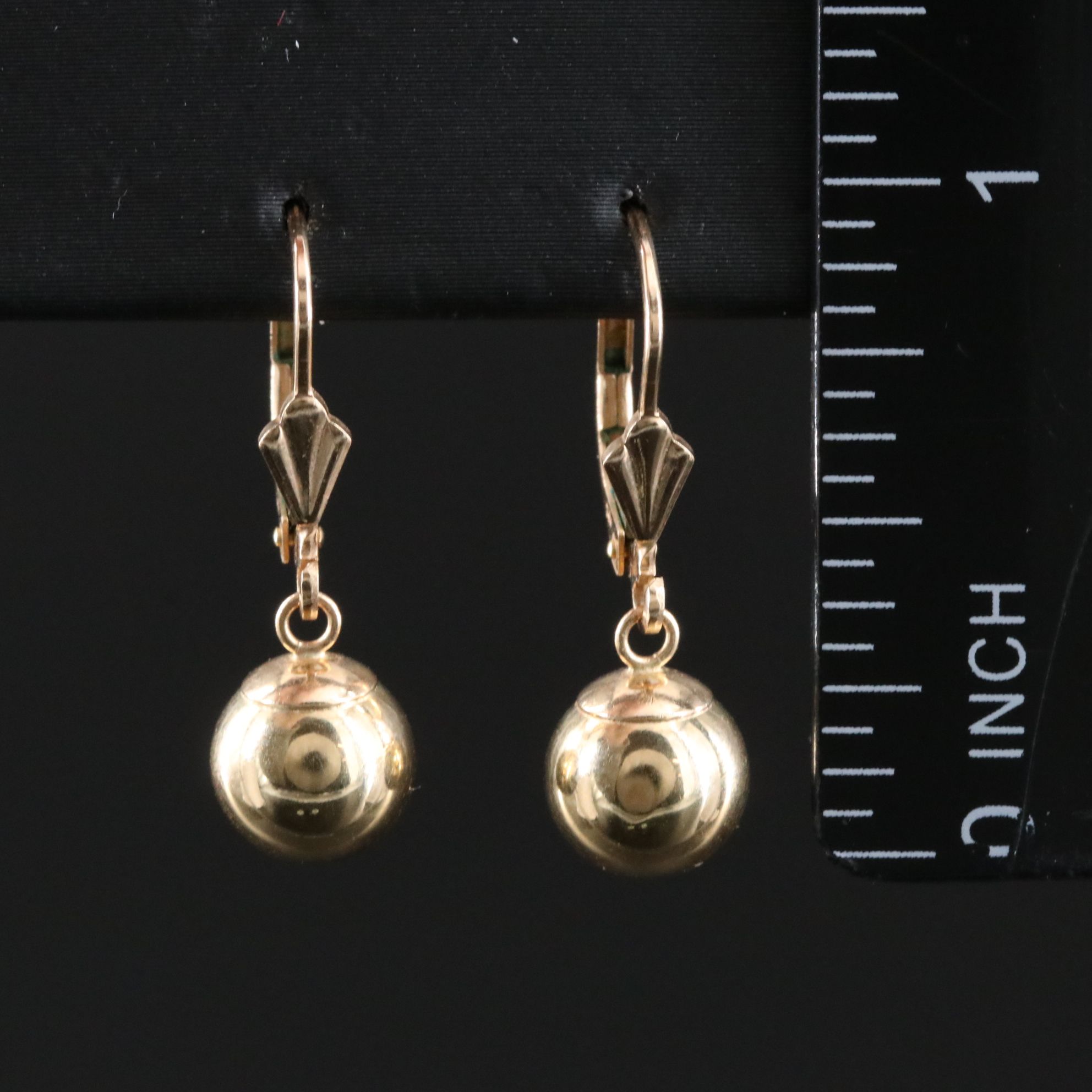 10K and 14K Earrings Featuring Jadeite