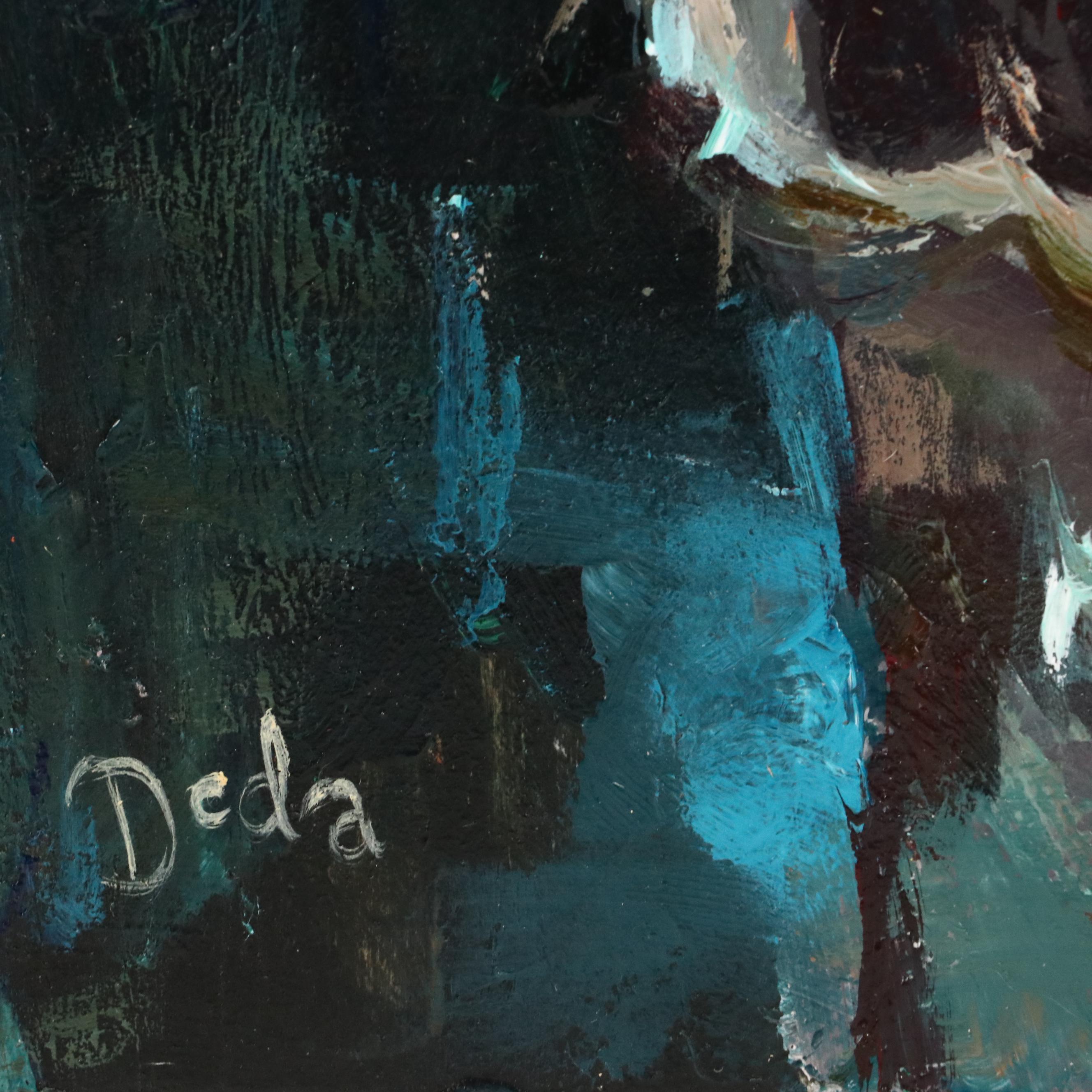 Adam Deda Oil Painting of Dog "Blue," 2025