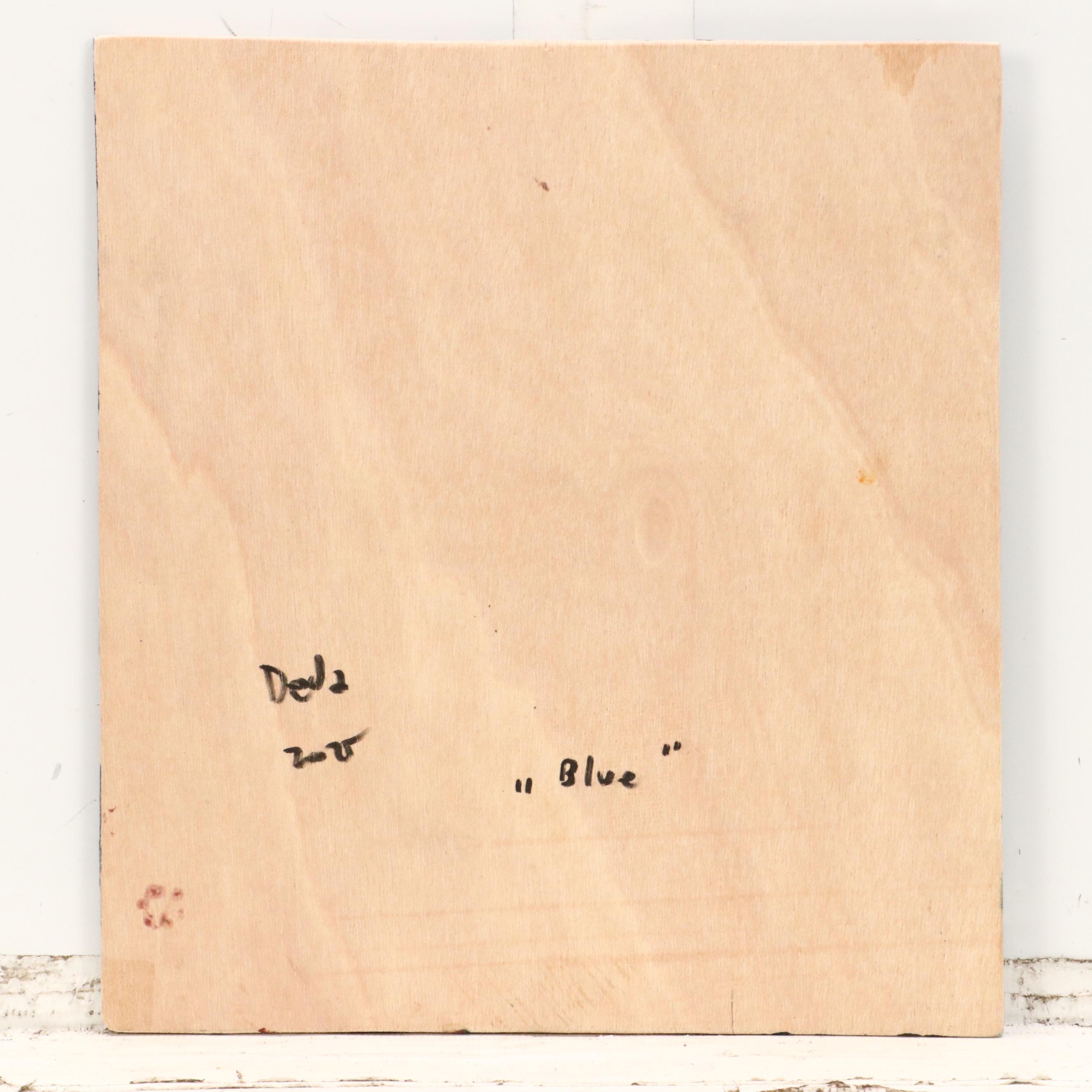 Adam Deda Oil Painting of Dog "Blue," 2025