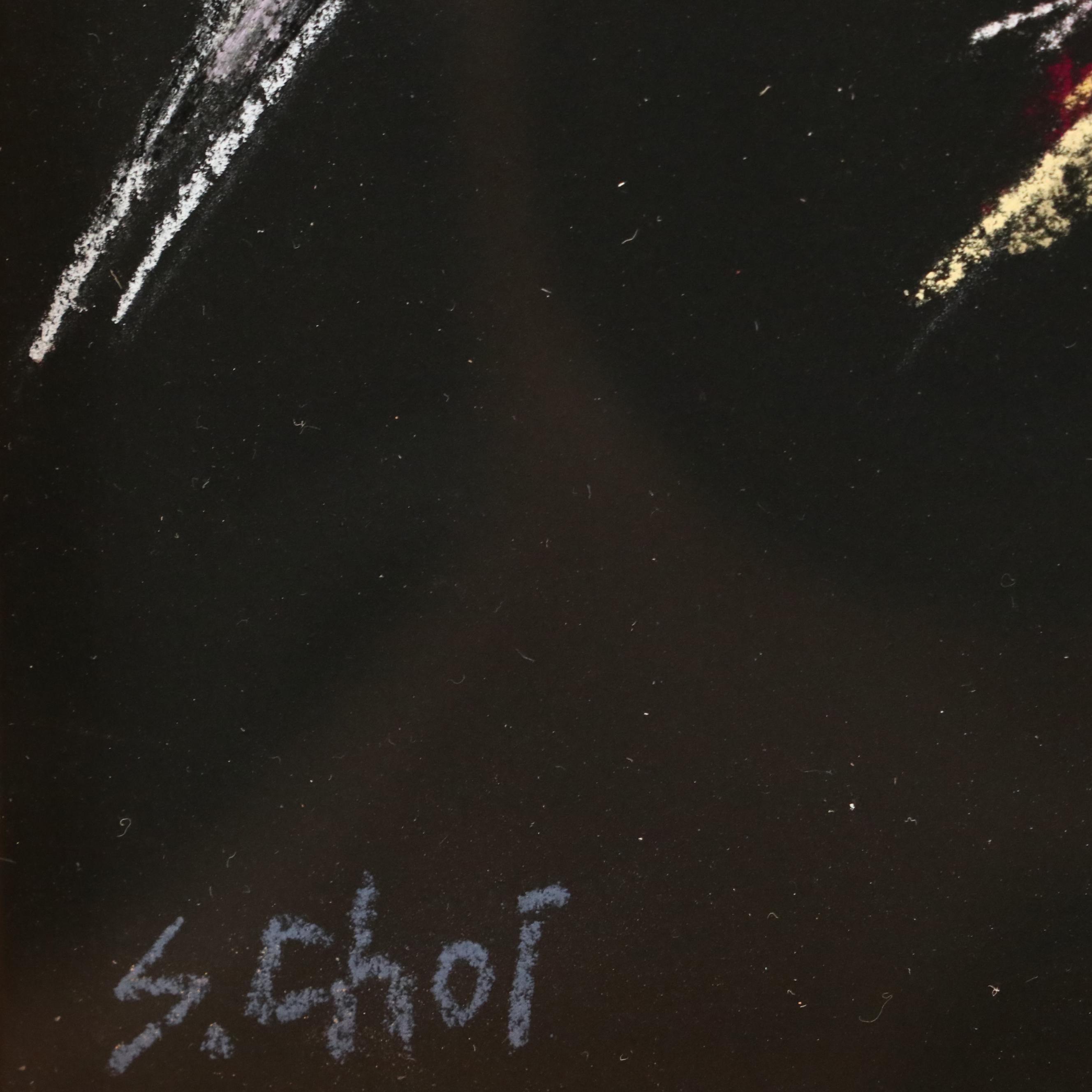 Sunkyung Choi Pastel Drawing of a Bird, 21st Century