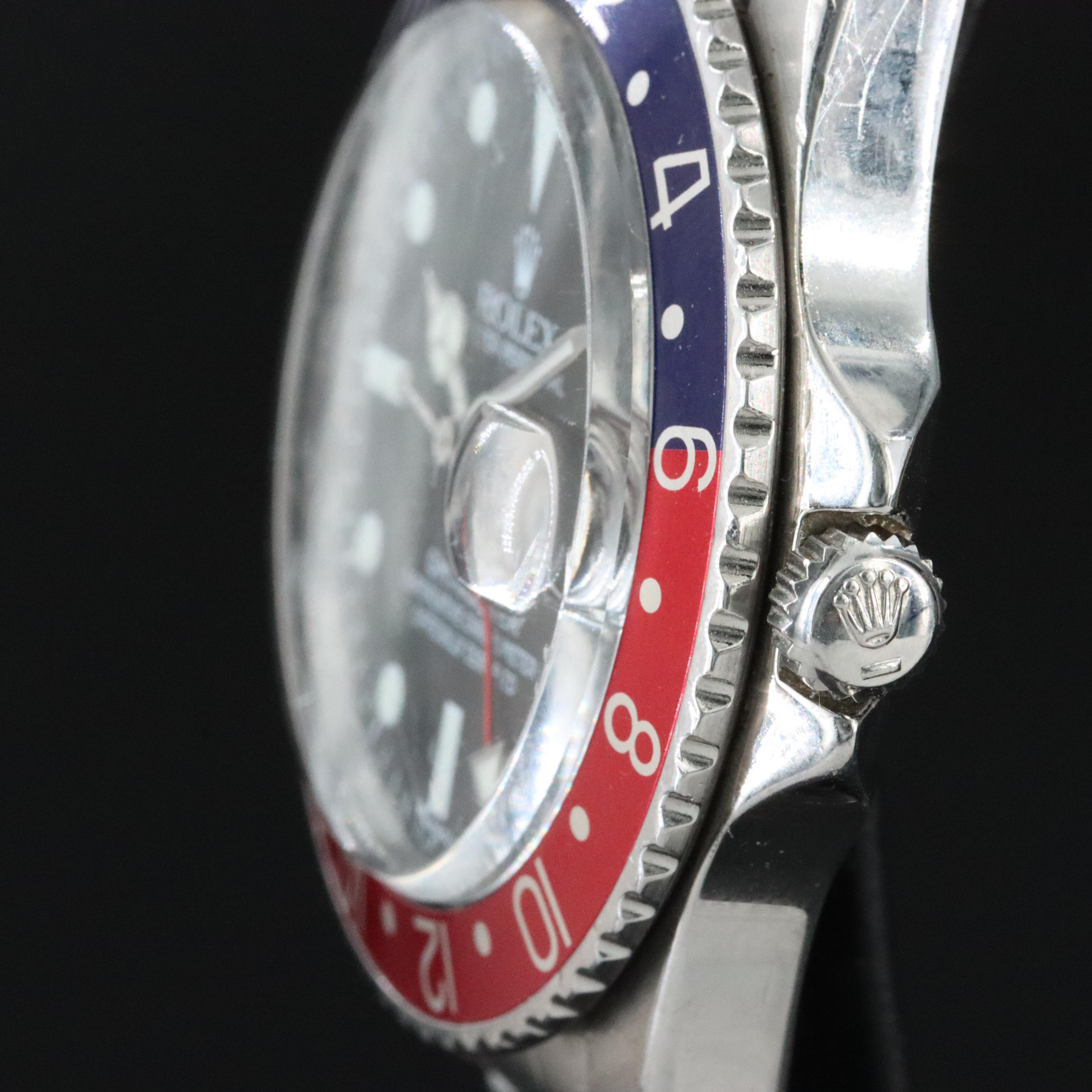 1968 Rolex GMT Master 1675 Stainless Steel Watch