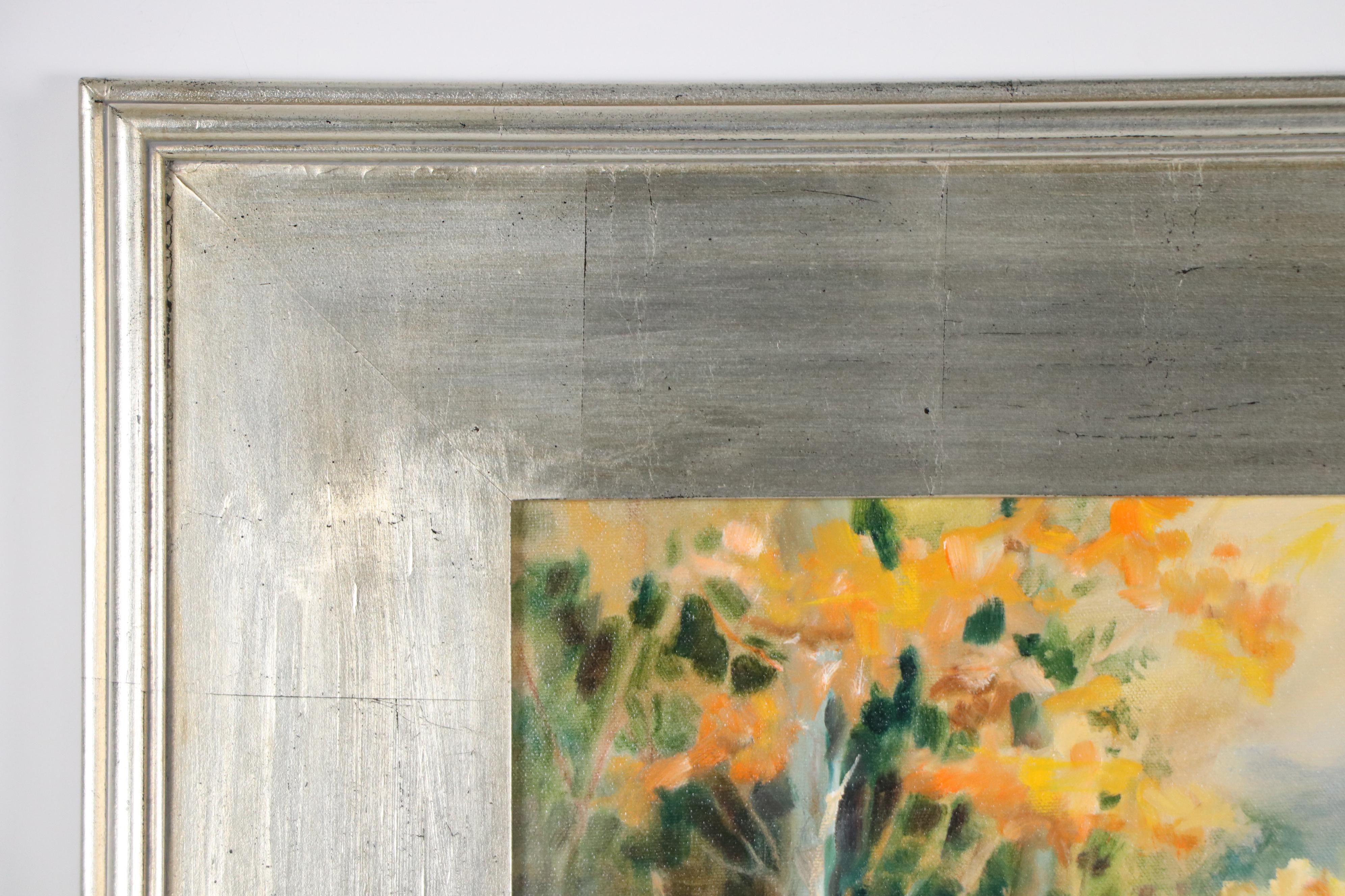 Barbara Chenault Landscape Oil Painting "First Snow"