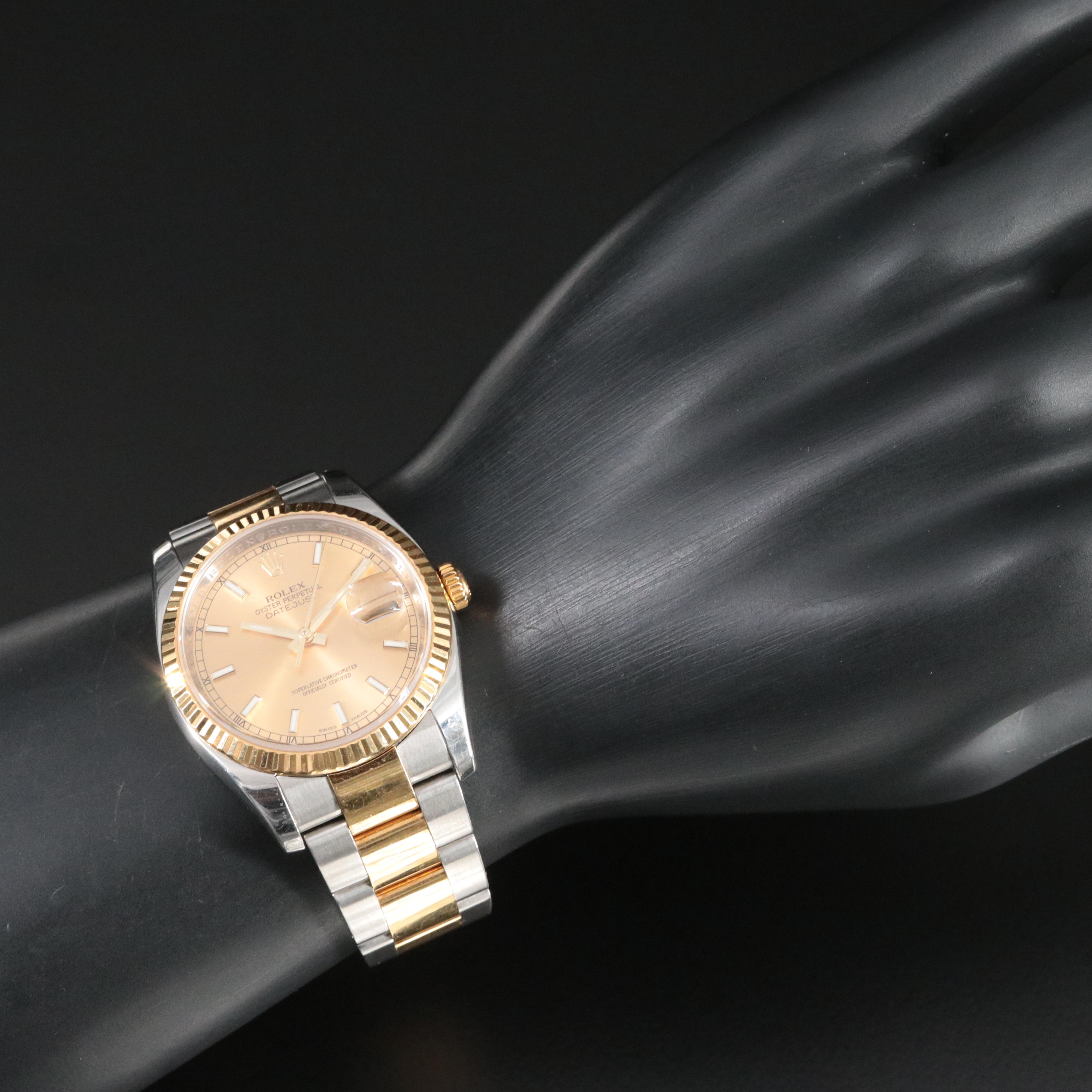 2008 Rolex Datejust 116233 36mm Watch