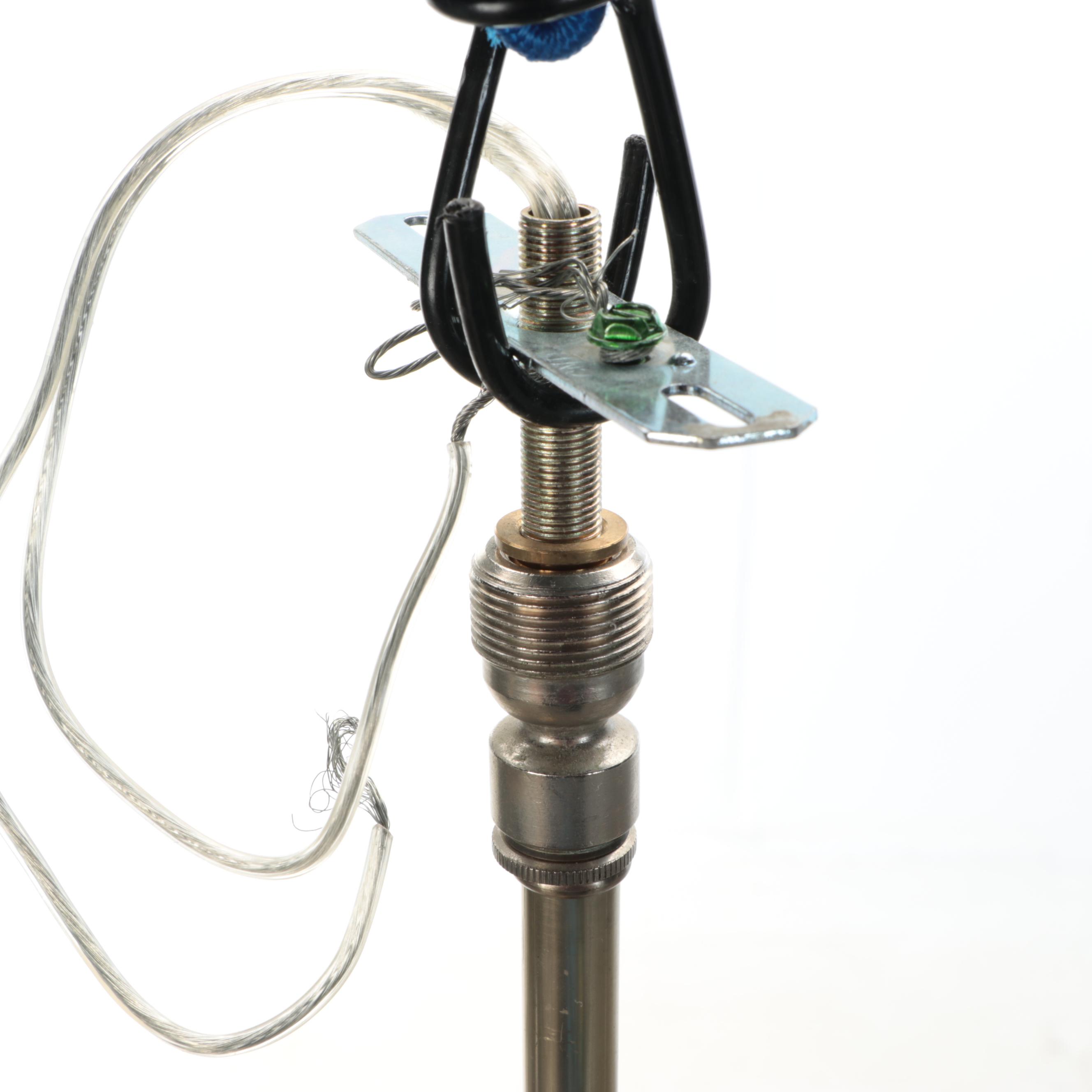 Italian Murano Mid Century Frosted Glass Pendants, Vintage