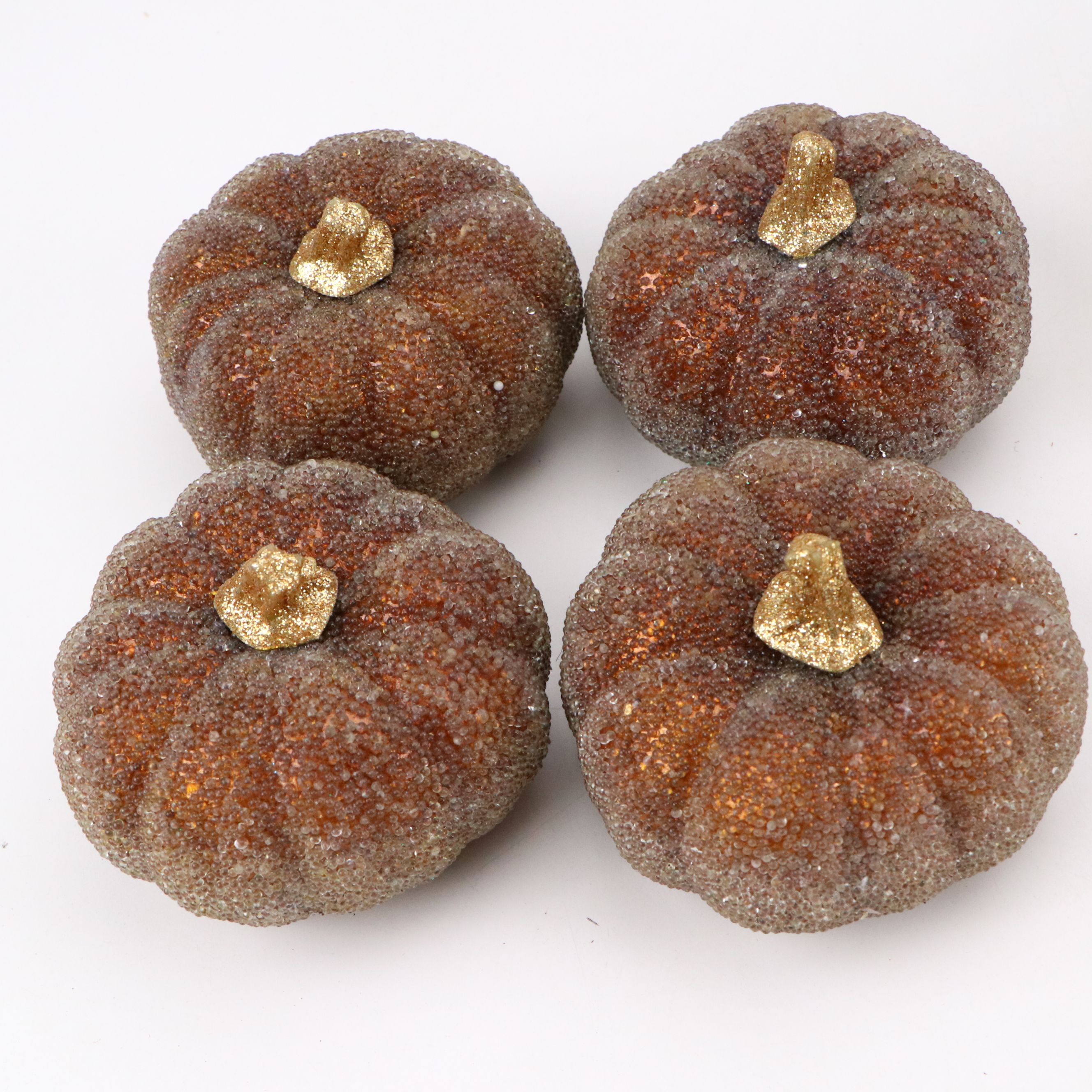 Pottery Barn Gilded Glass Figs with Other Pumpkin Décor