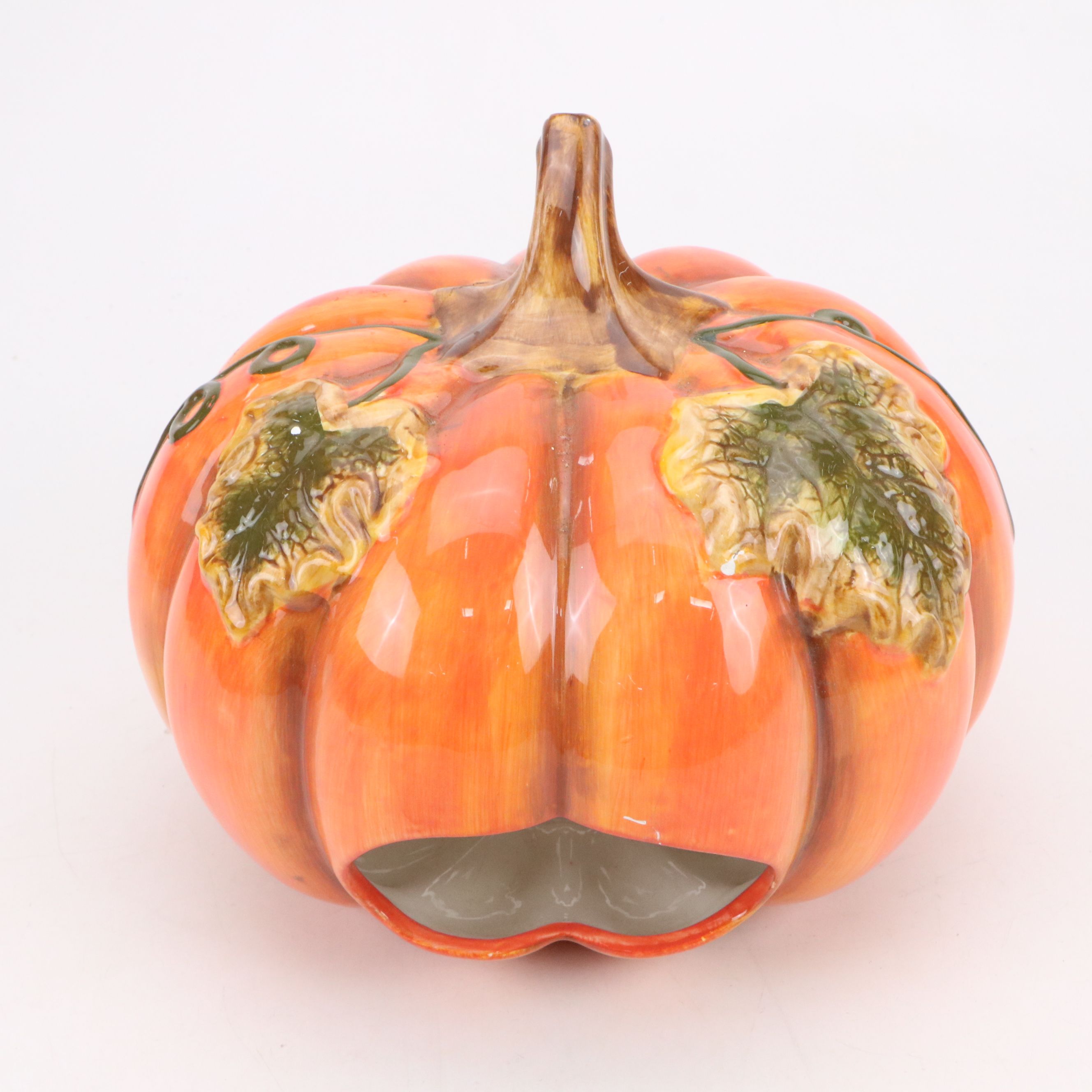 Pottery Barn Gilded Glass Figs with Other Pumpkin Décor